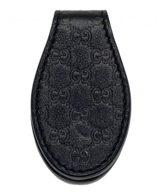 グッチ　マネークリップ　マイクロシマレザー 中古・古着通販】GUCCI (グッチ) マイクログッチシマ マネークリップ