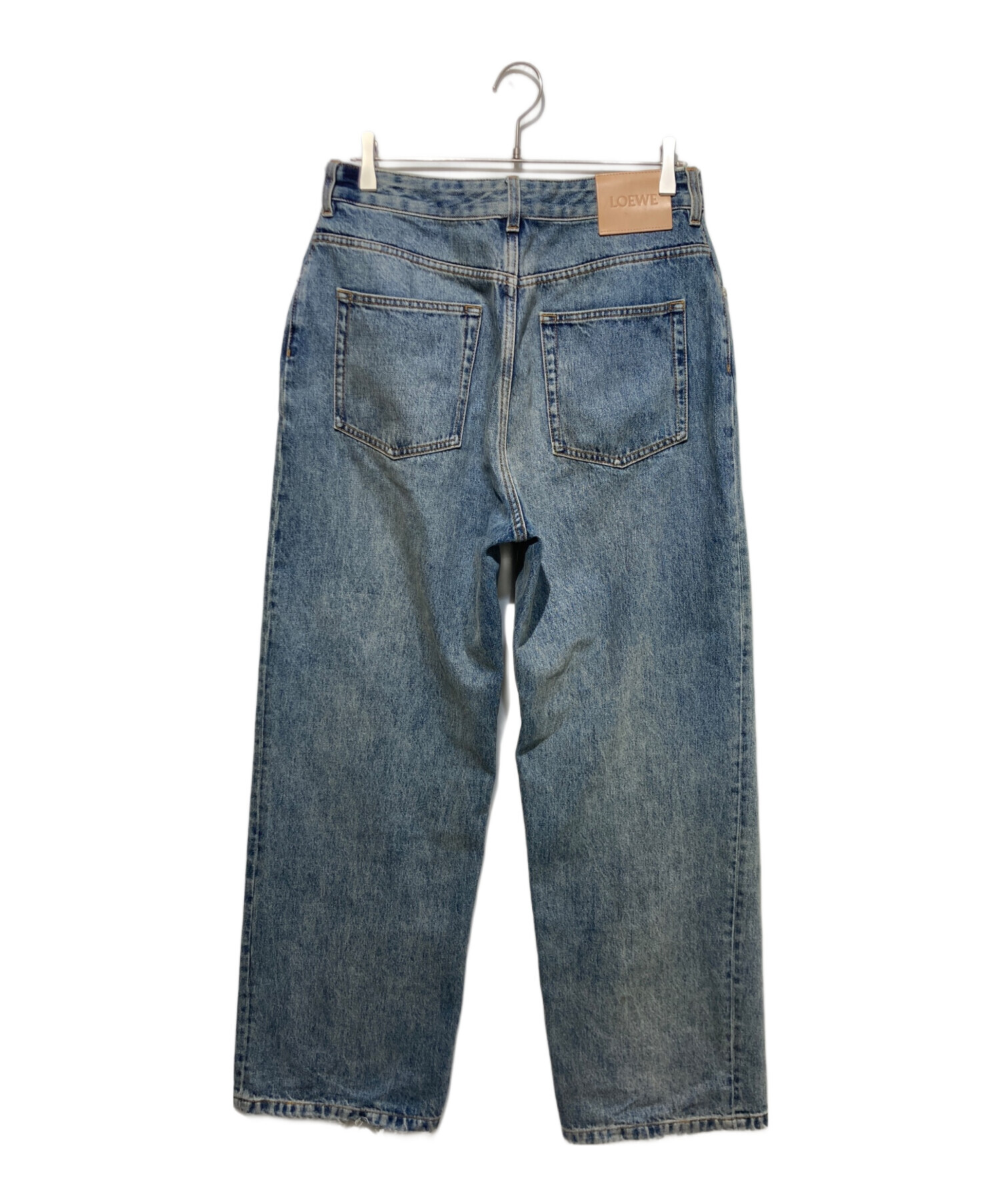 中古・古着通販】LOEWE (ロエベ) Anagram バギージーンズ インディゴ