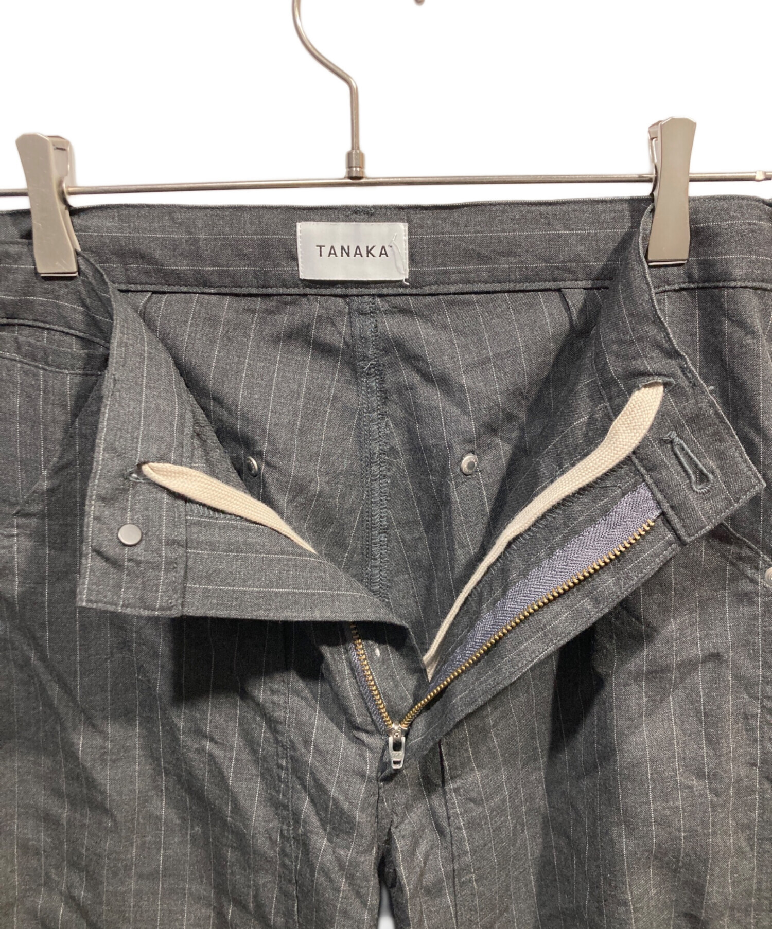 中古・古着通販】TANAKA (タナカ) WORK JEAN TROUSERS グレー サイズ