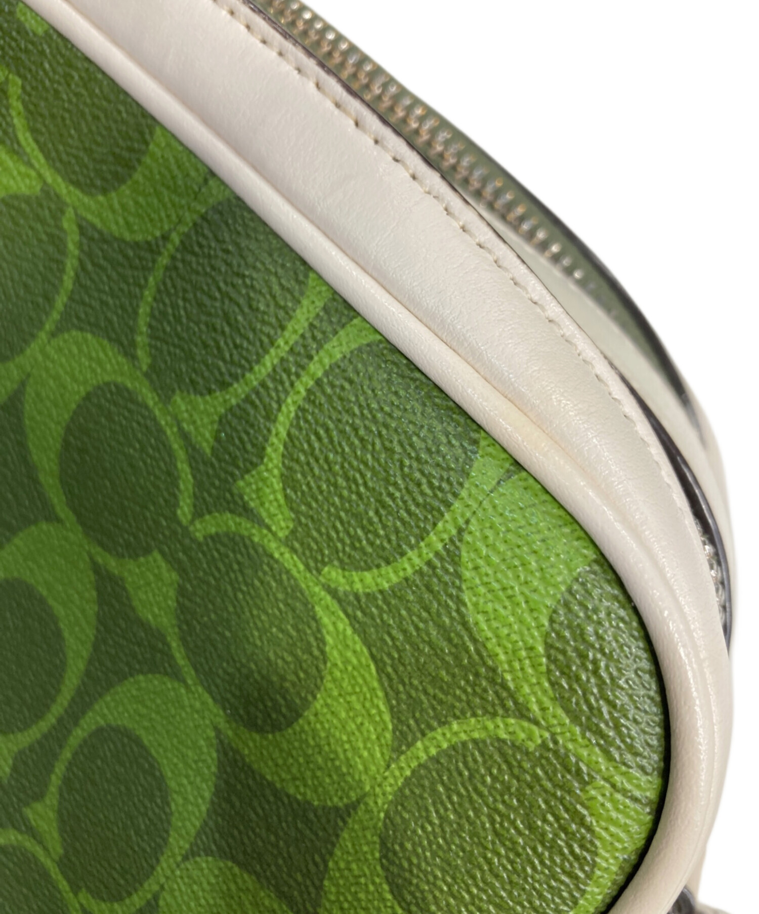 中古・古着通販】COACH (コーチ) ショルダーバッグ グリーン｜ブランド