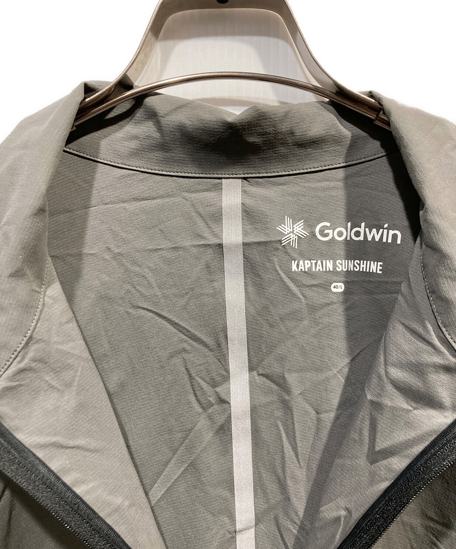 KAPTAIN SUNSHINE × Goldwin ナイロンジャケット グレー 中古・古着通販】GOLDWIN (ゴールドウイン) KAPTAIN SUNSHINE