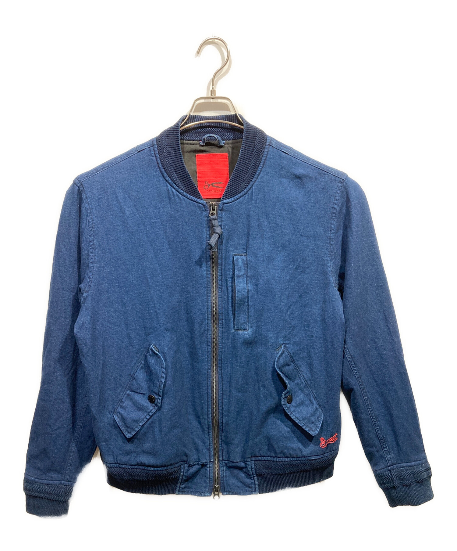 中古・古着通販】Denham (デンハム) ジップアップブルゾン インディゴ 
