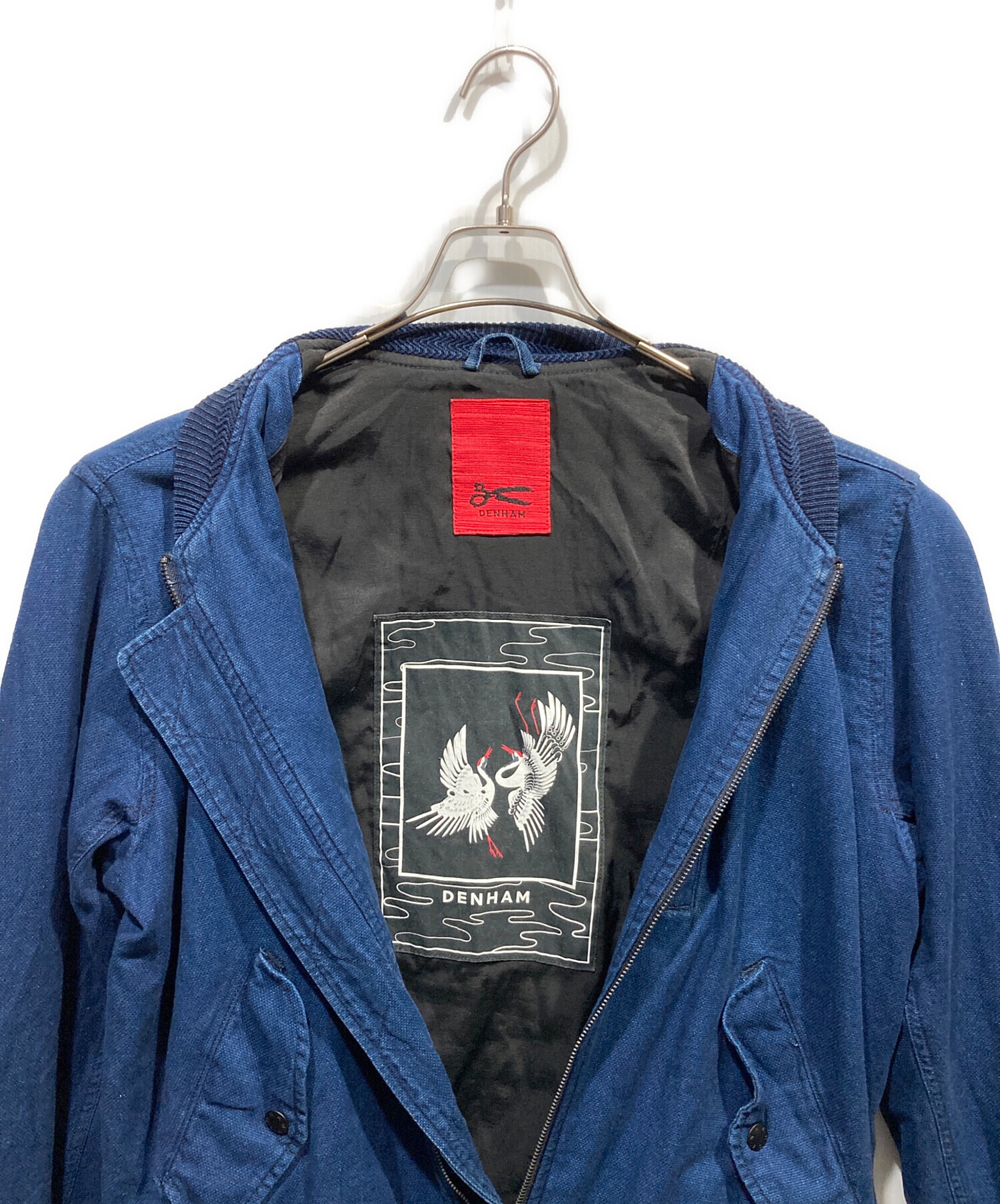 中古・古着通販】Denham (デンハム) ジップアップブルゾン インディゴ 