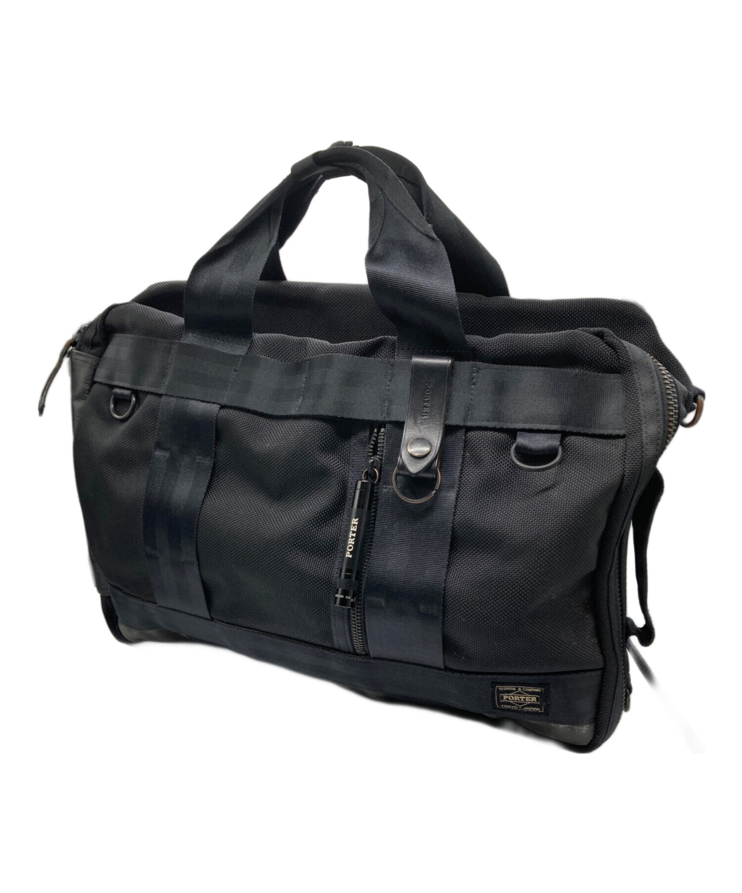 中古・古着通販】PORTER (ポーター) ブリーフケース ネイビー