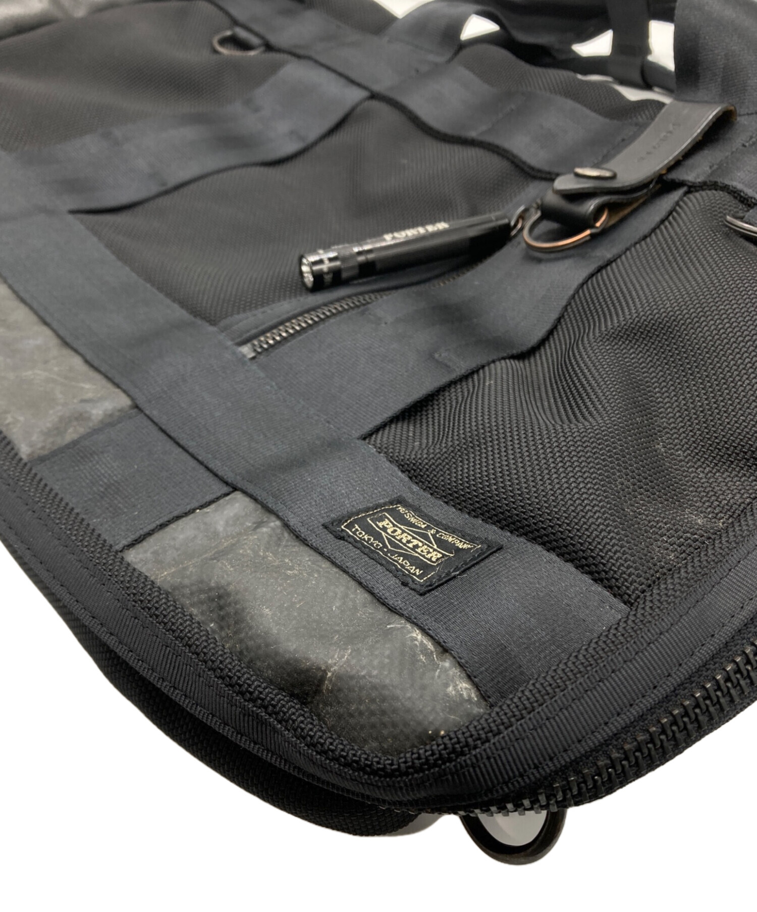 中古・古着通販】PORTER (ポーター) ブリーフケース ネイビー