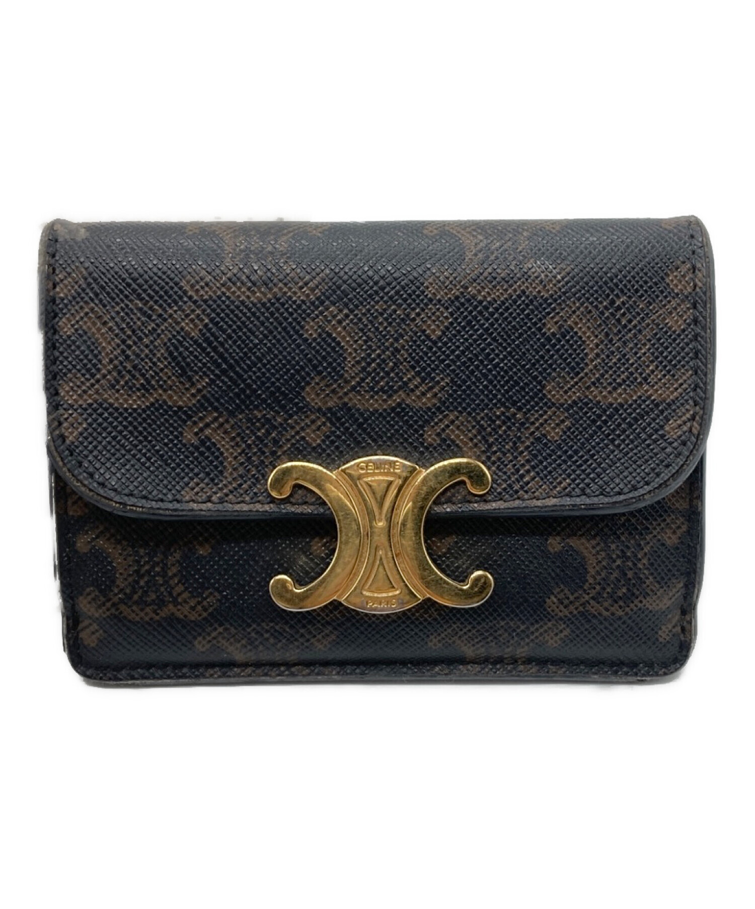 中古・古着通販】CELINE (セリーヌ) トリオンフコンパクトカードケース