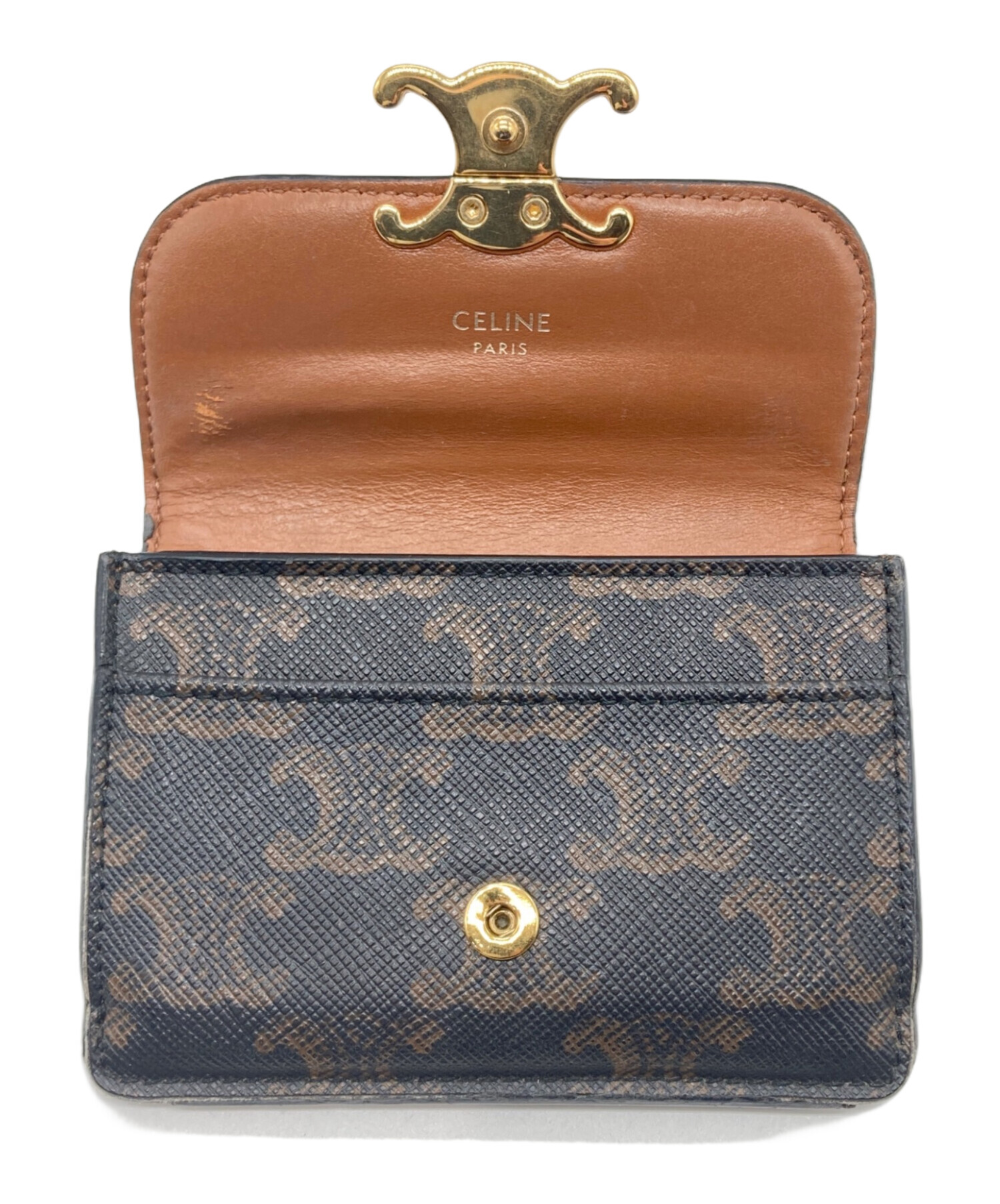 中古・古着通販】CELINE (セリーヌ) トリオンフコンパクトカードケース