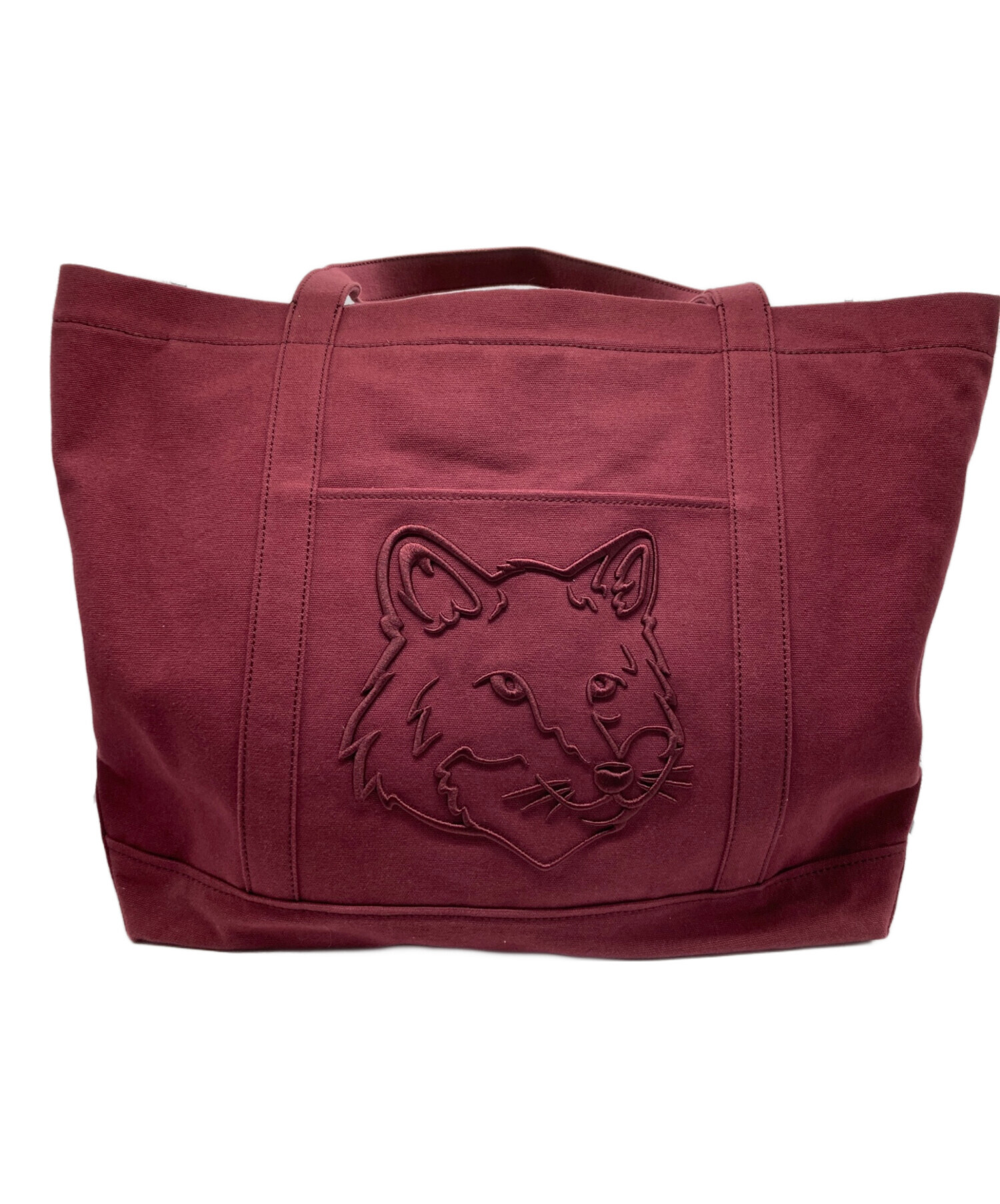 中古・古着通販】MAISON KITSUNE (メゾンキツネ) Fox Head Large Tote 