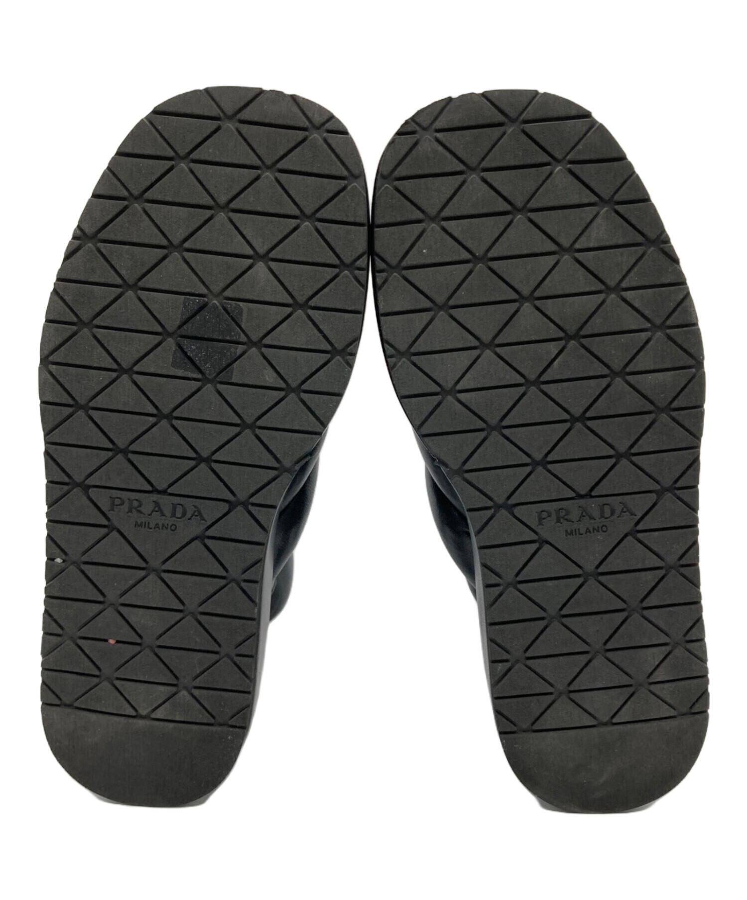 中古・古着通販】PRADA (プラダ) ナッパレザープラットフォーム