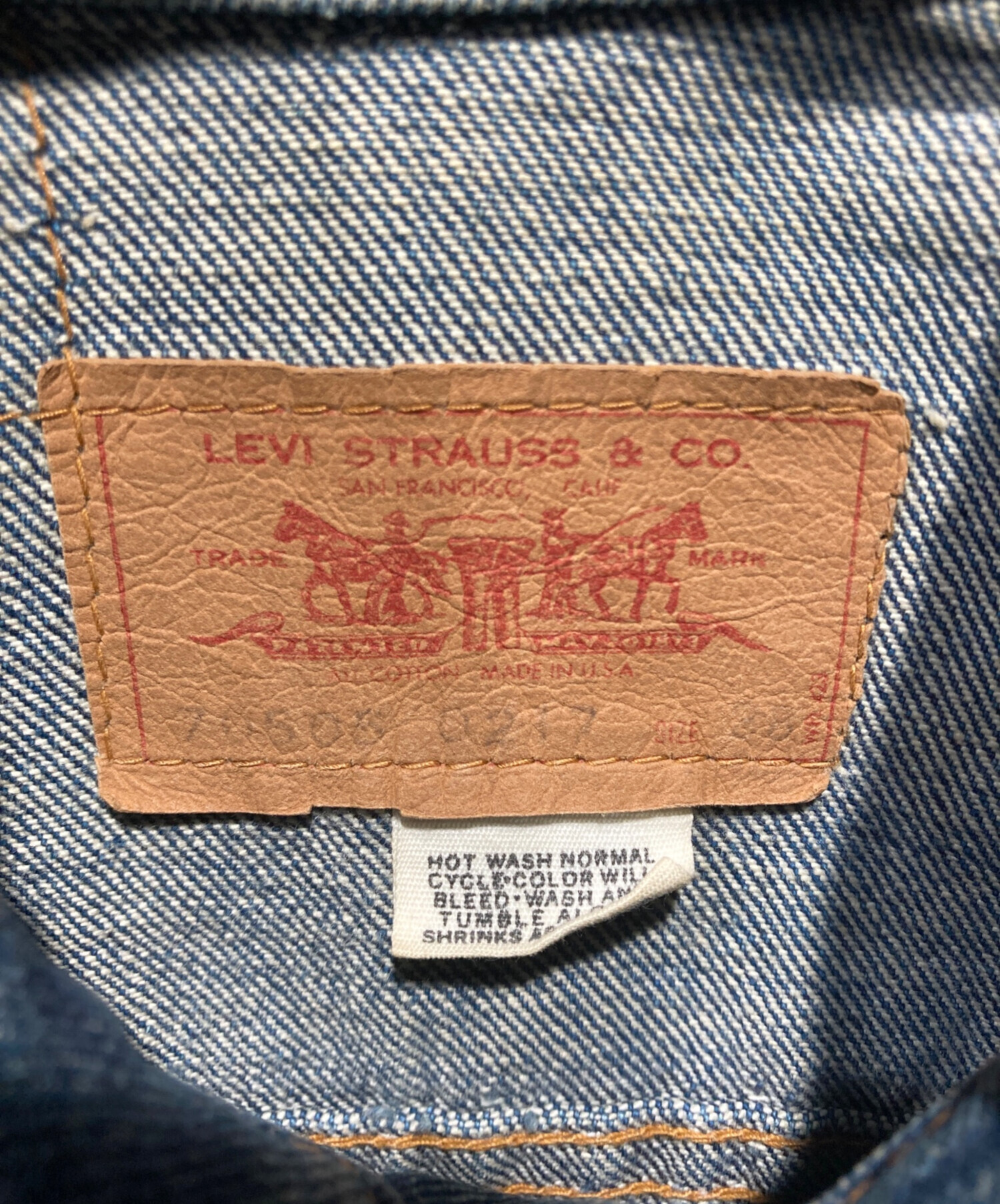 中古・古着通販】LEVI'S (リーバイス) 70505 デニムジャケット