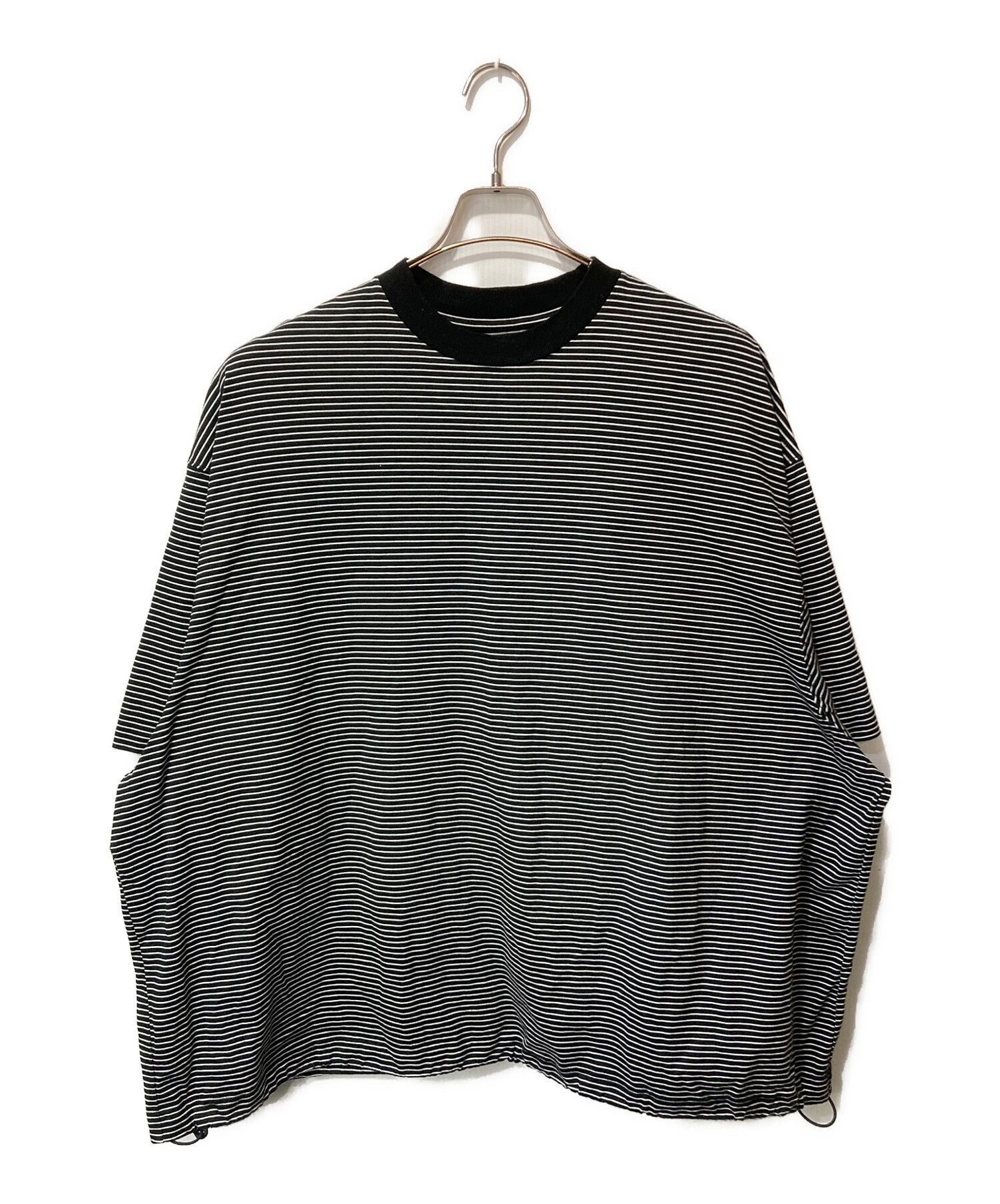 中古・古着通販】is-ness (イズネス) BALLOON BORDER SHORT SLEEVE T 