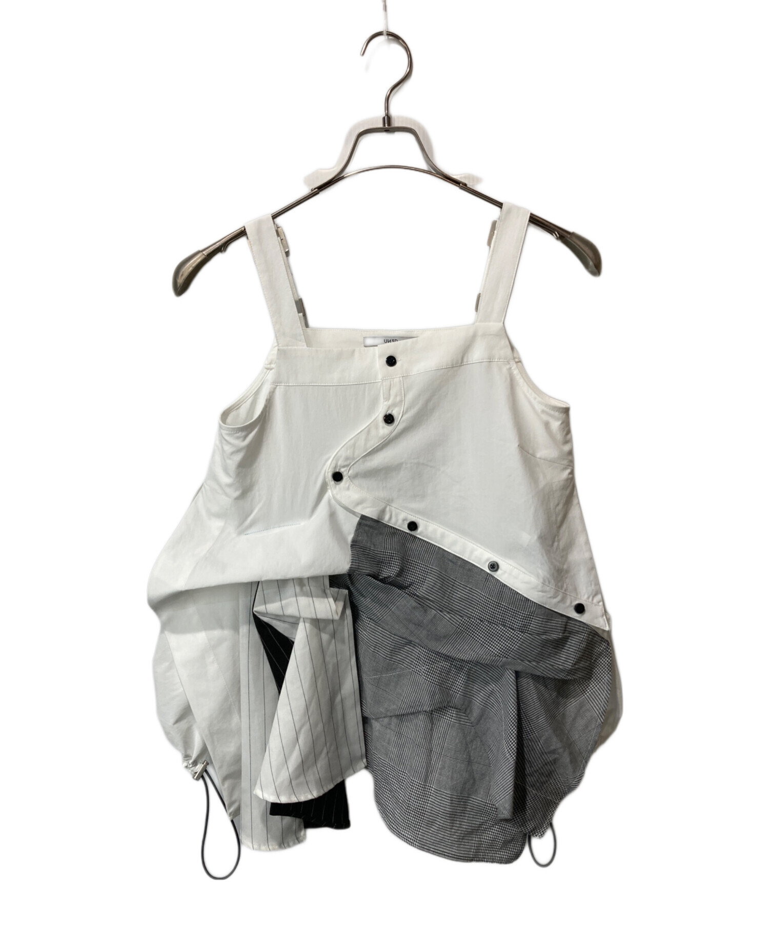 中古・古着通販】UN3D. (アンスリード) PATTERN MIX SHIRT CAMISOLE