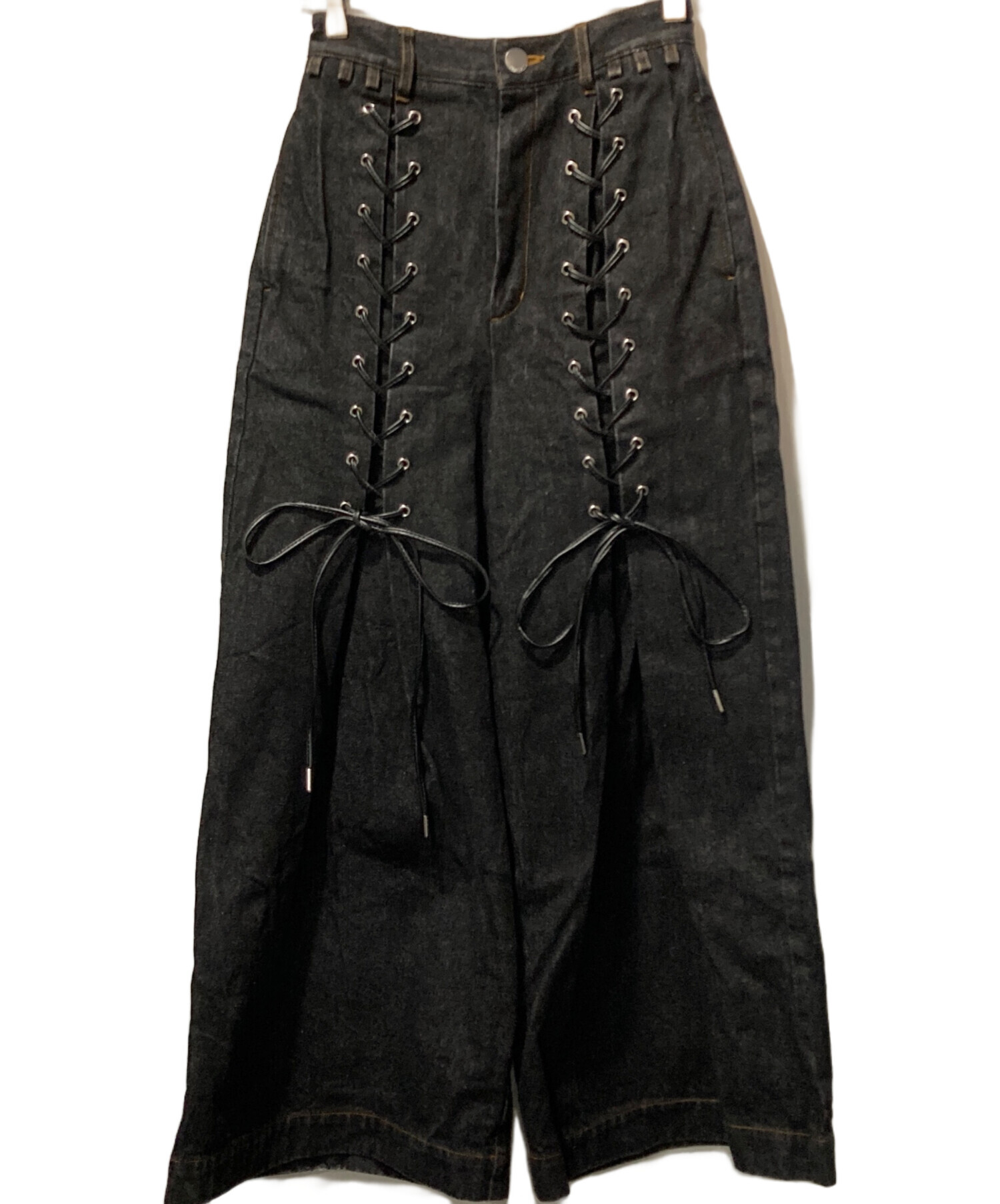 中古・古着通販】PAMEO POSE (パメオポーズ) Laces-up Denim Baggy