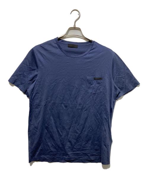 中古・古着通販】PRADA (プラダ) ポケットTシャツ ネイビー サイズ:XL