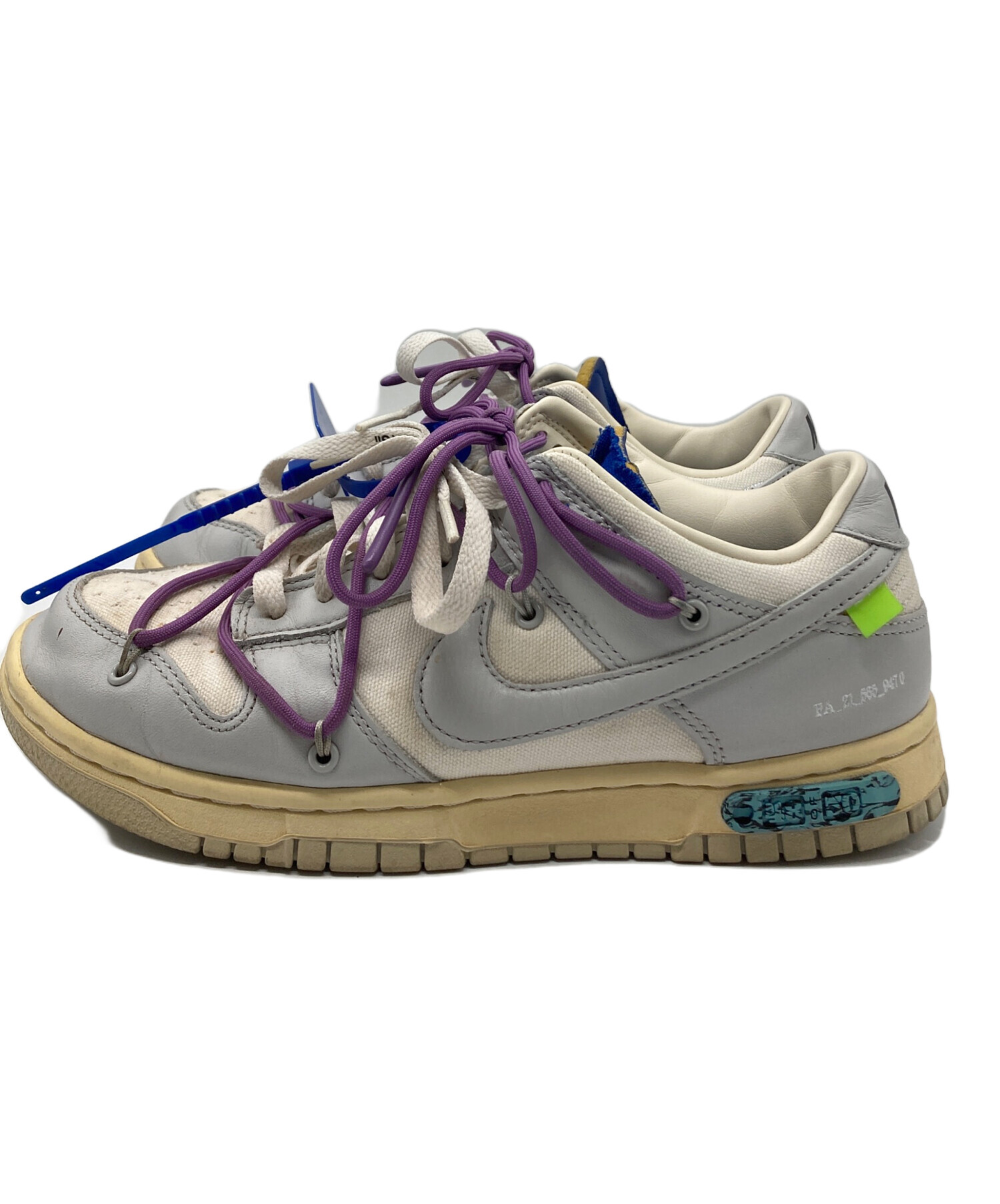 中古・古着通販】NIKE (ナイキ) OFFWHITE (オフホワイト) Dunk Low 1 