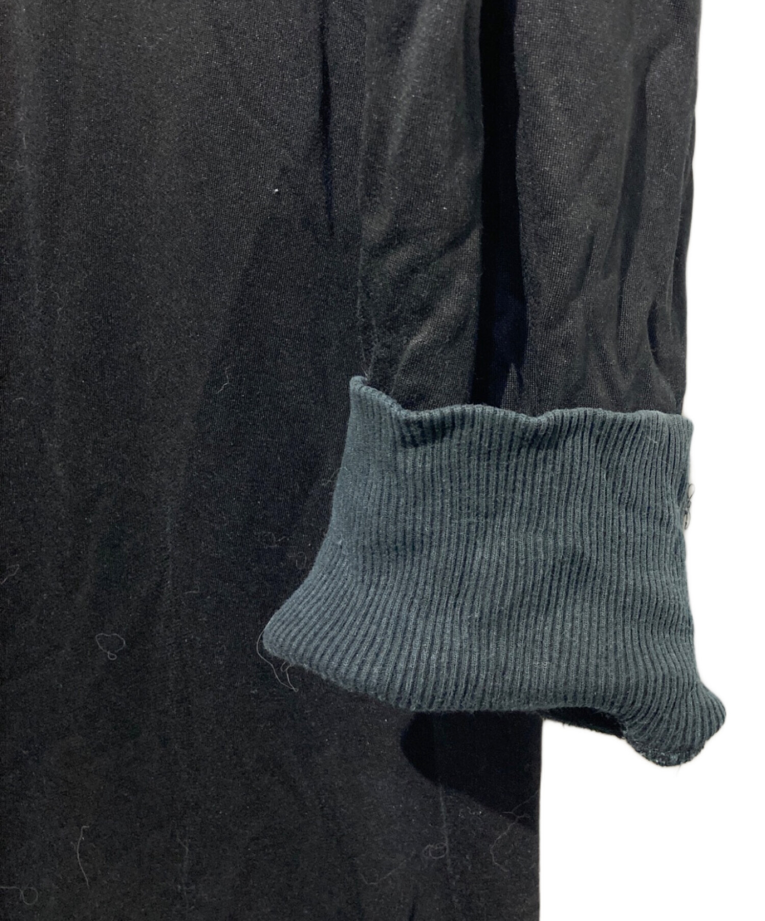 良品 Yohji Yamamoto ヨウジヤマモト Gipsy ロングパーカー サイズ2 ブラック レディース 古着 中古 USED 中古・古着通販】B Yohji Yamamoto (ビーヨウジヤマモト) ジップ