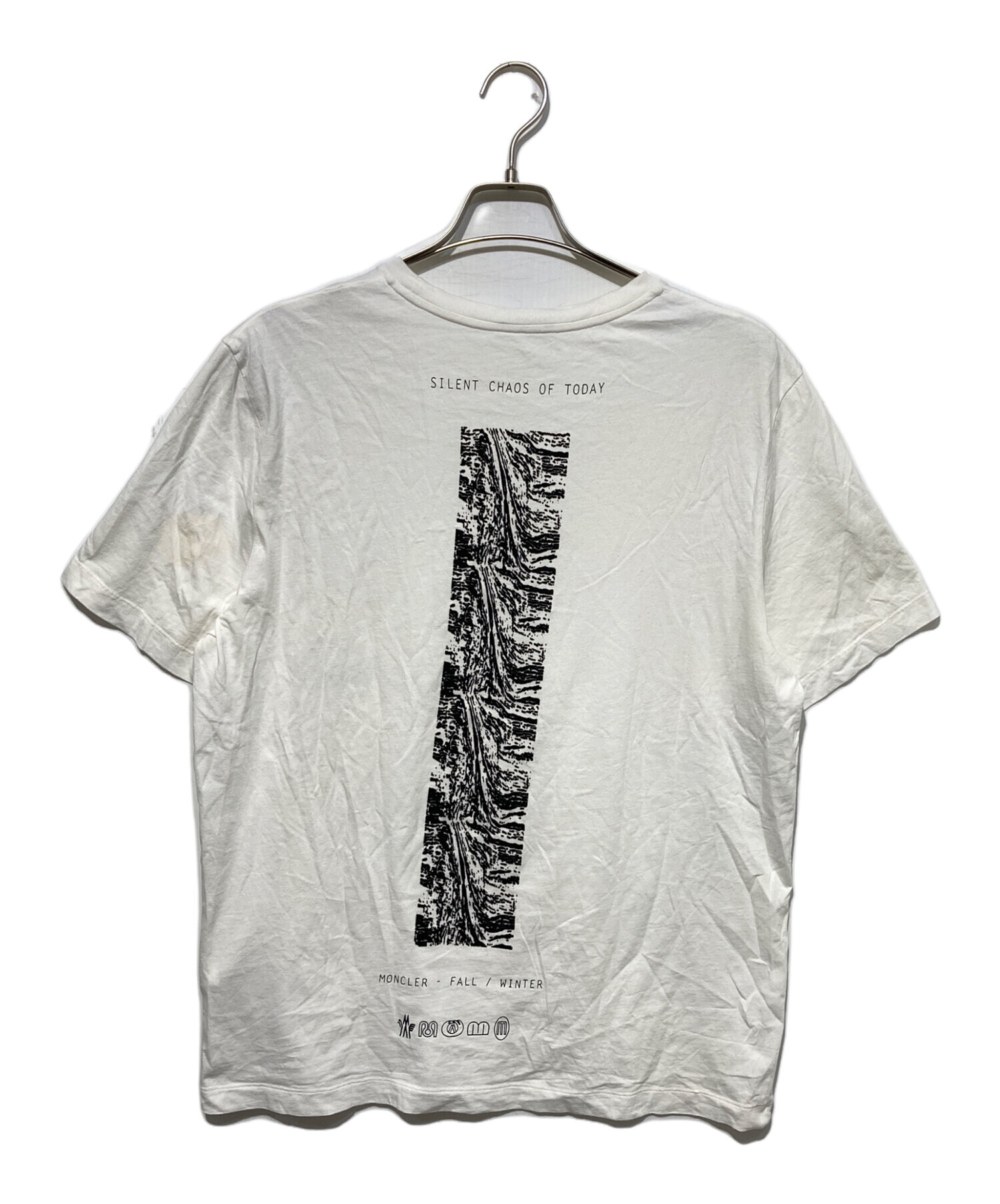 新品未使用☆MONCLER sequency maglia Tシャツ 白色 M | ヤマダウェブコム