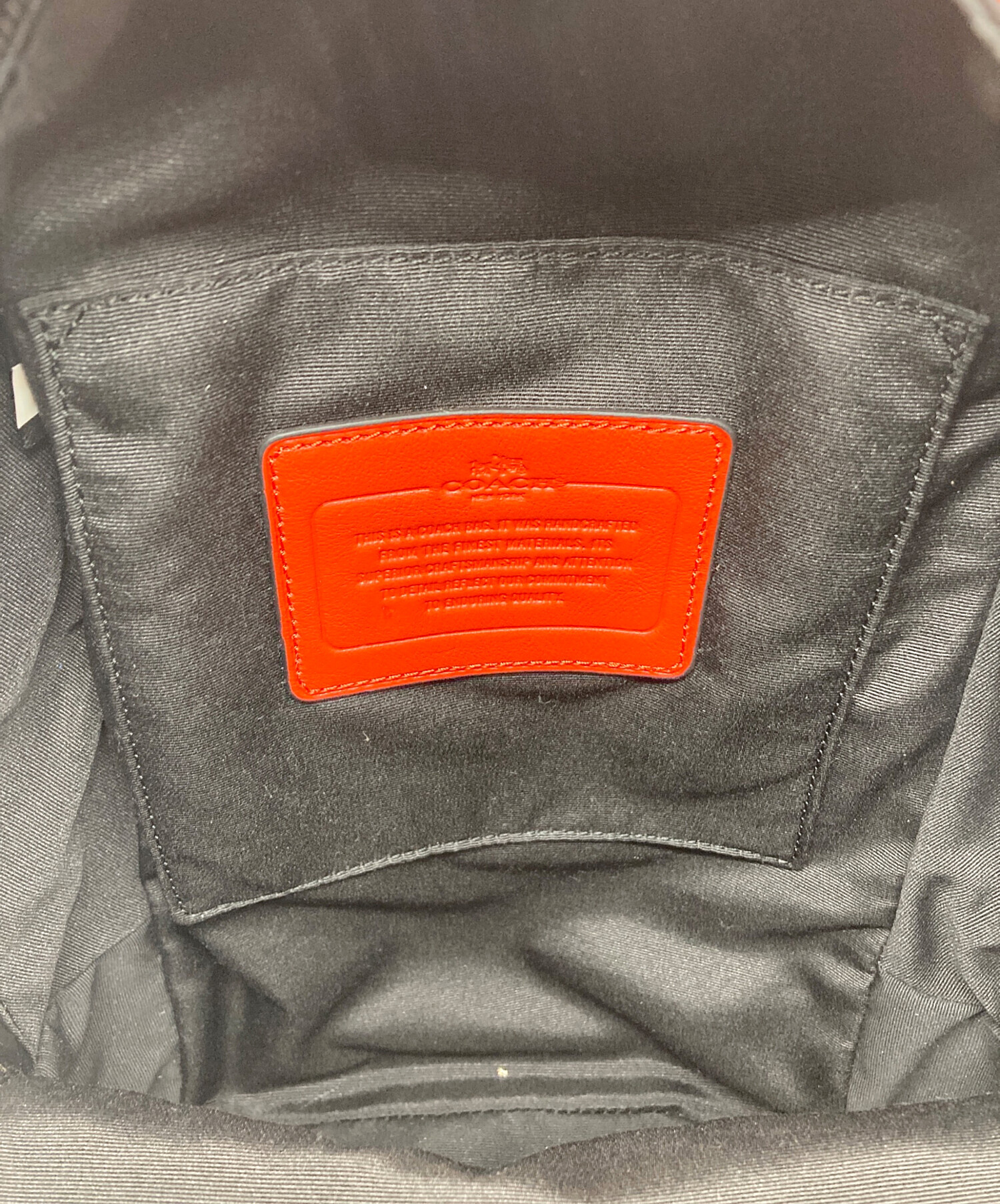 中古・古着通販】COACH (コーチ) ショルダーバッグ レッド｜ブランド 