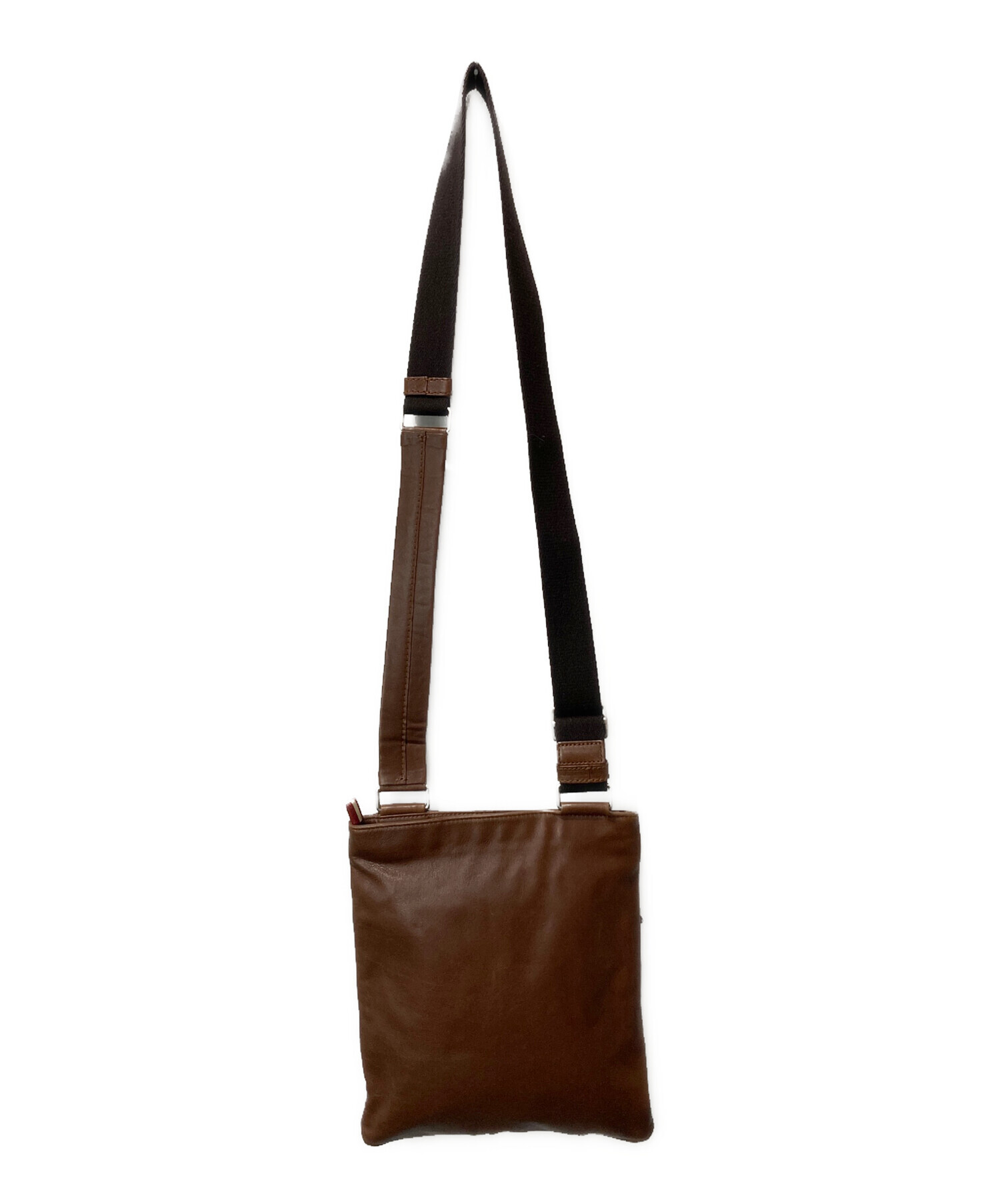 BALLY バリー ショルダーバッグ  茶 【古着】【中古】【送料無料】 中古・古着通販】BALLY (バリー) BALLY ヴィンテージショルダーバッグ