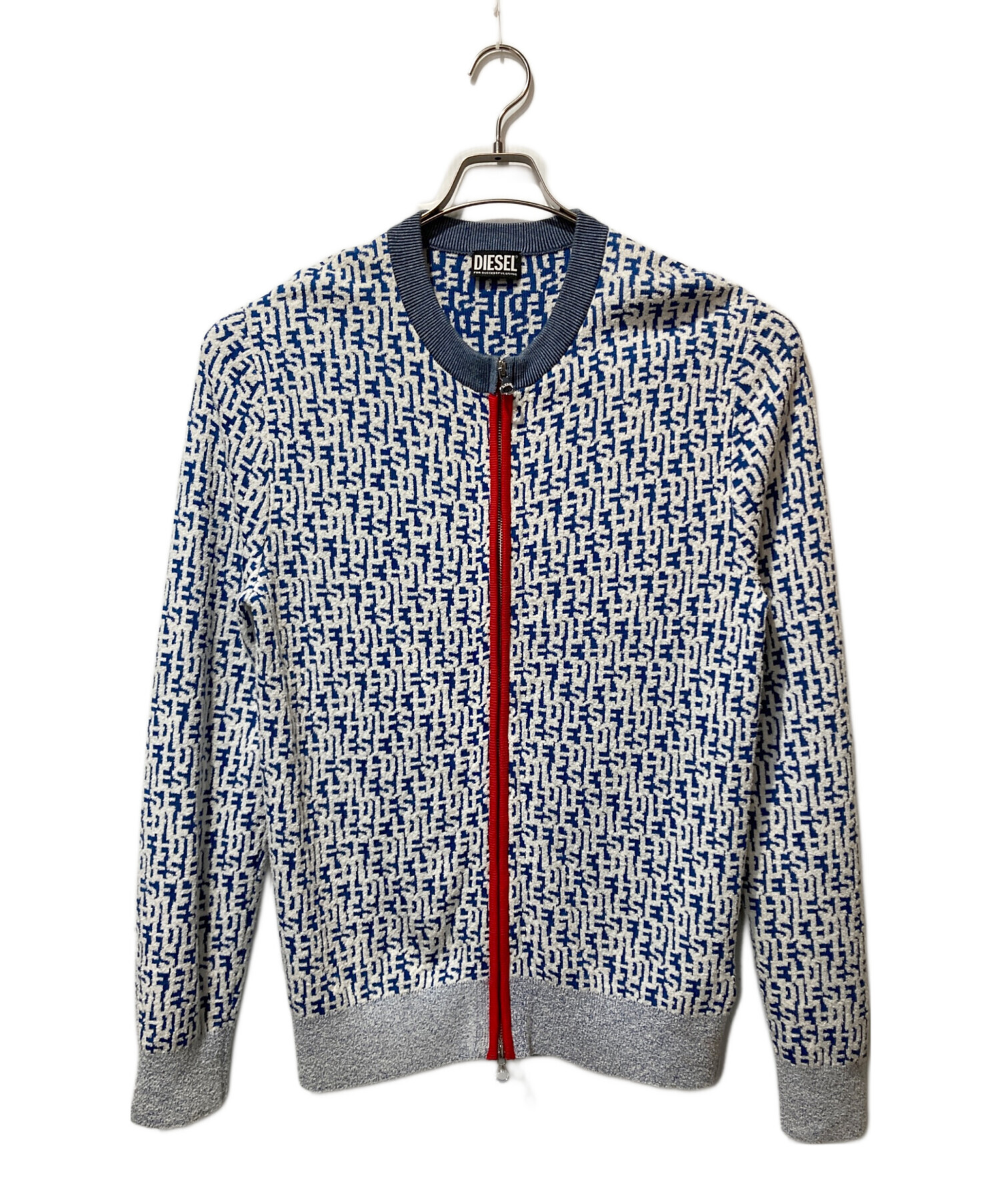 中古・古着通販】DIESEL (ディーゼル) M-ALLORCAジップカーディガン