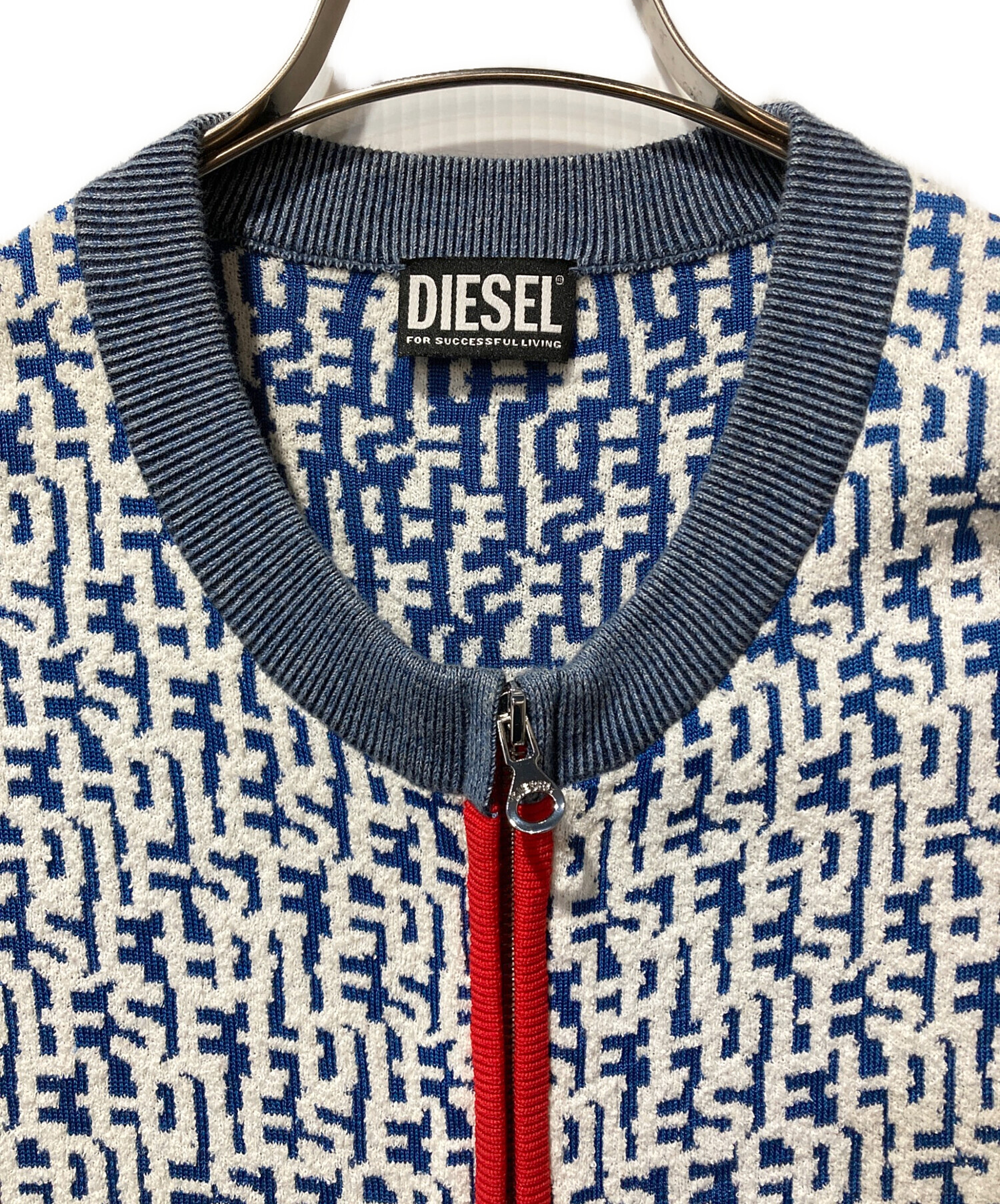 中古・古着通販】DIESEL (ディーゼル) M-ALLORCAジップカーディガン