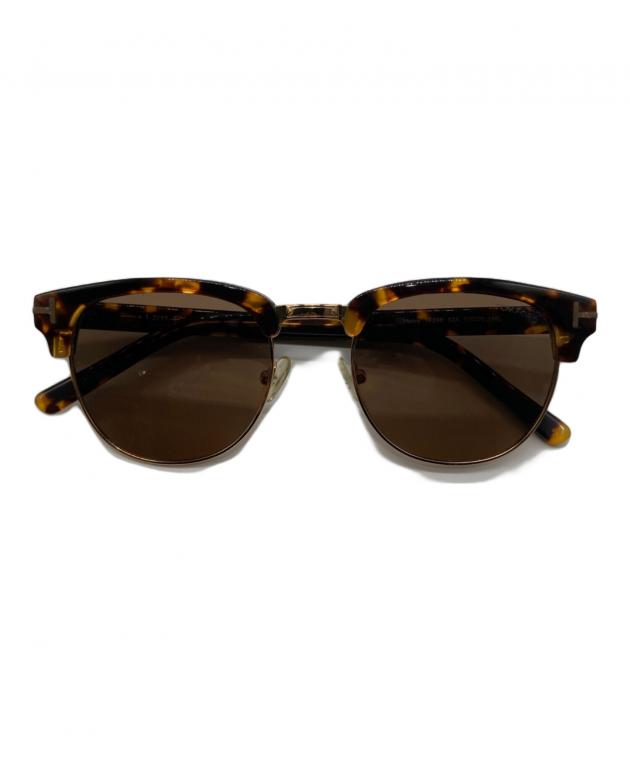 TOM FORD トムフォード Tロゴ　サングラス　ブラウン　TF288 中古・古着通販】TOM FORD (トムフォード) サングラス ブラウン サイズ
