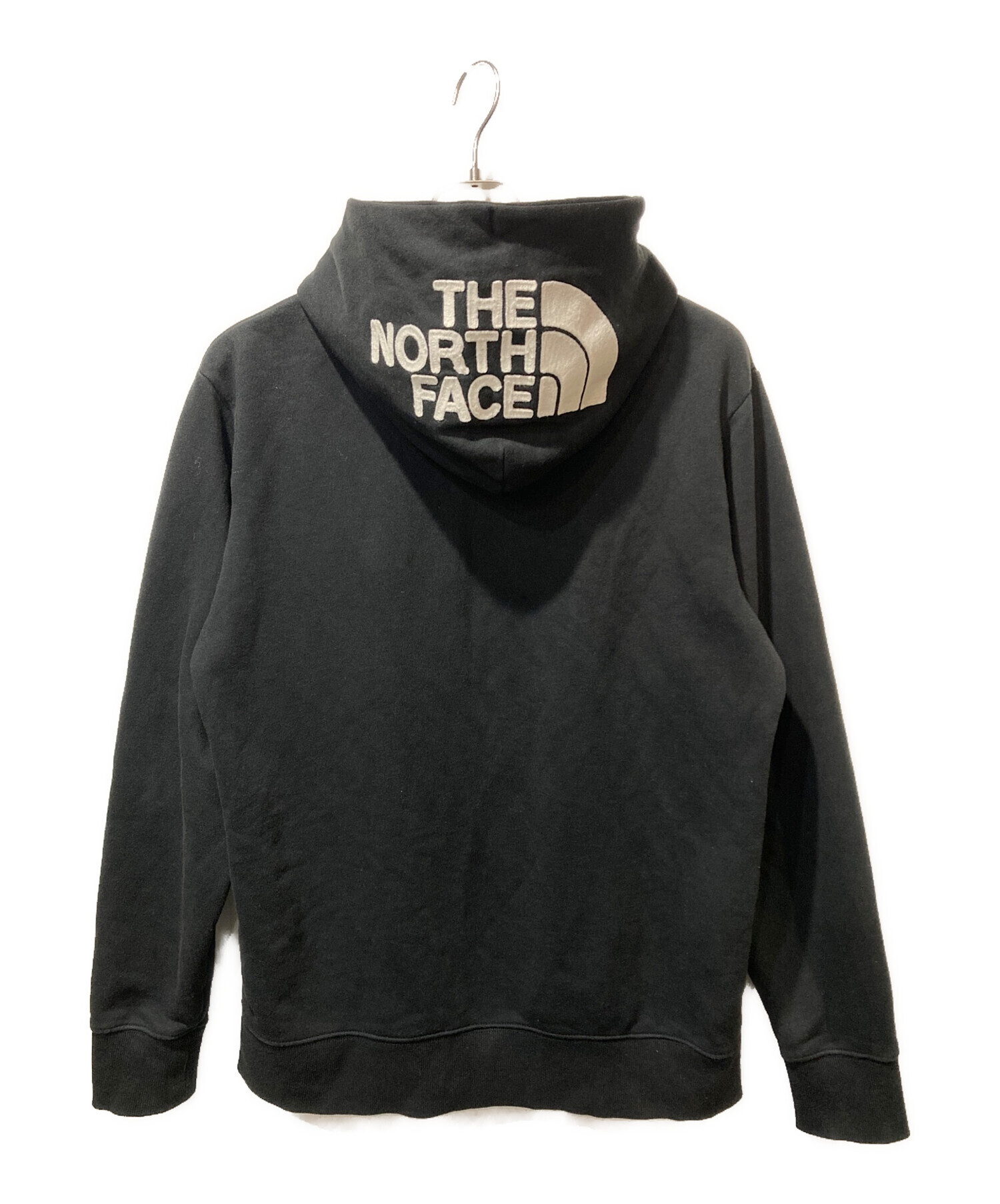 未使用に近い★ノースフェイス★パーカー★M THE NORTH FACE (ザ ノースフェイス) 裏起毛 ロゴプリント プル