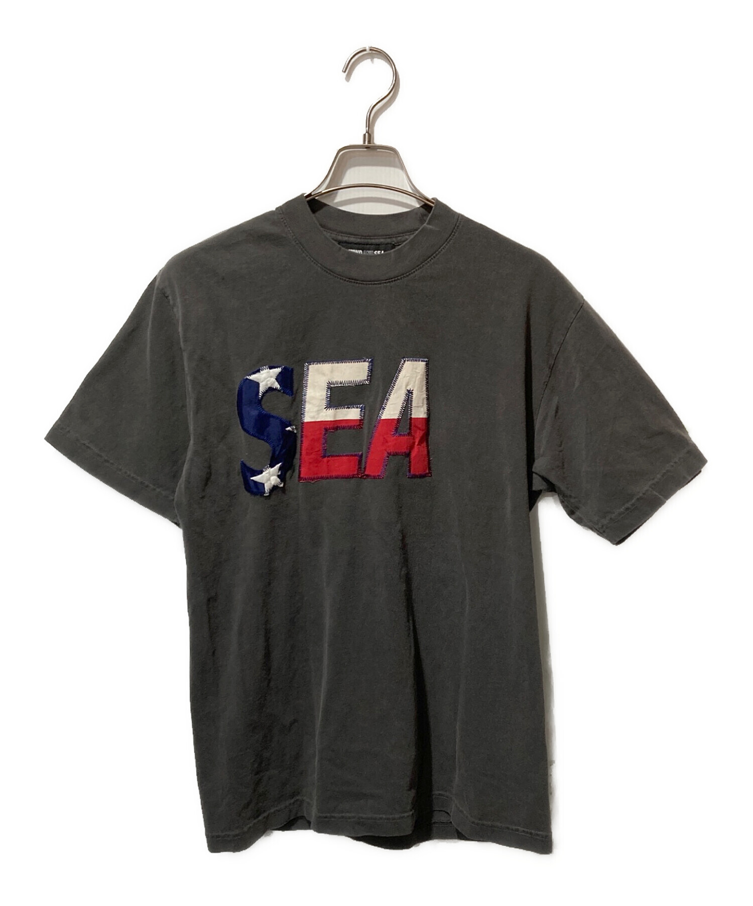 ☆*読様 WIND AND SEA フェードダークグレー クラックプリントTシャ ☆*読様 WIND AND SEA フェードダークグレー クラックプリントTシャ