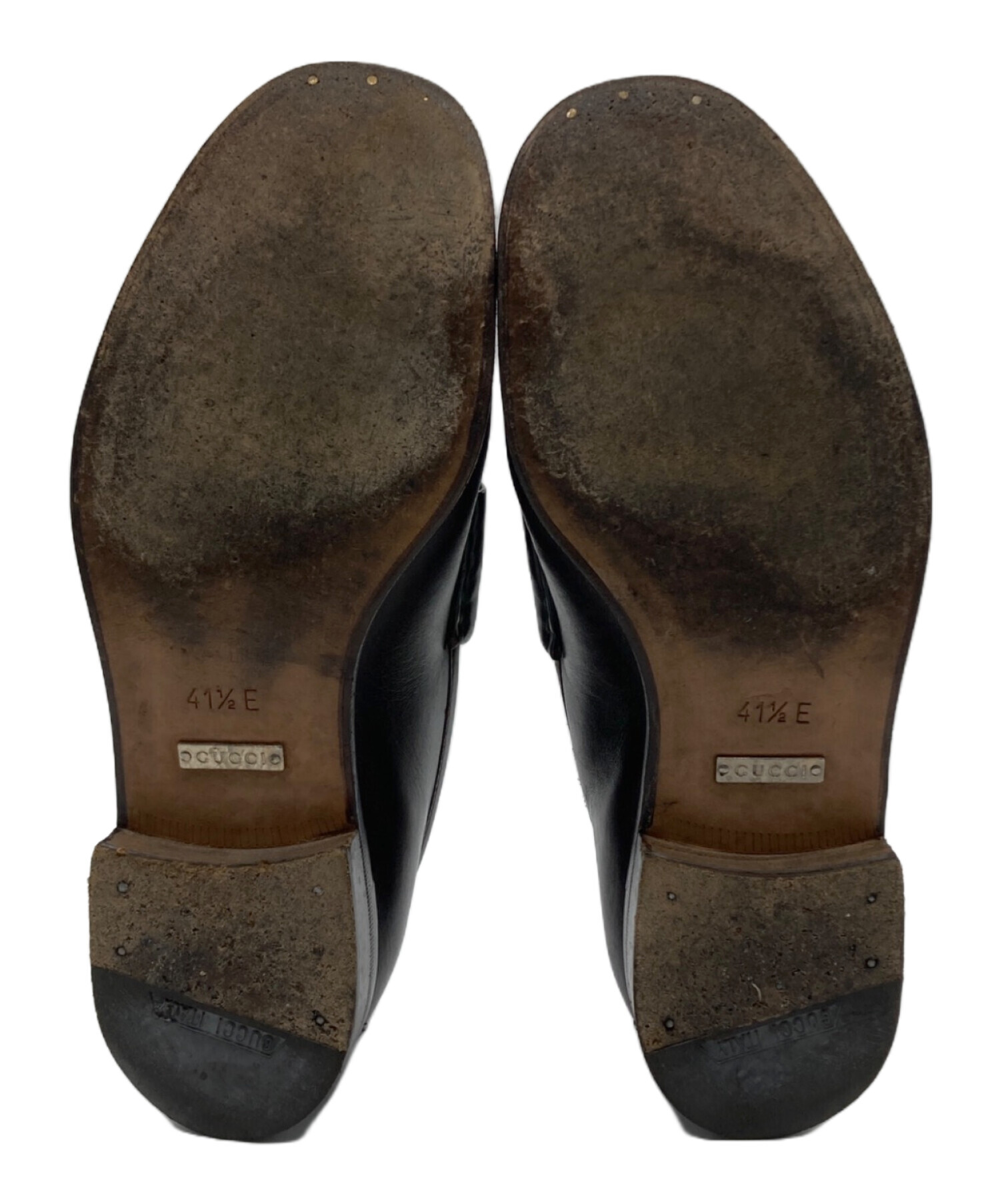 中古・古着通販】GUCCI (グッチ) ホースビットローファー ブラウン