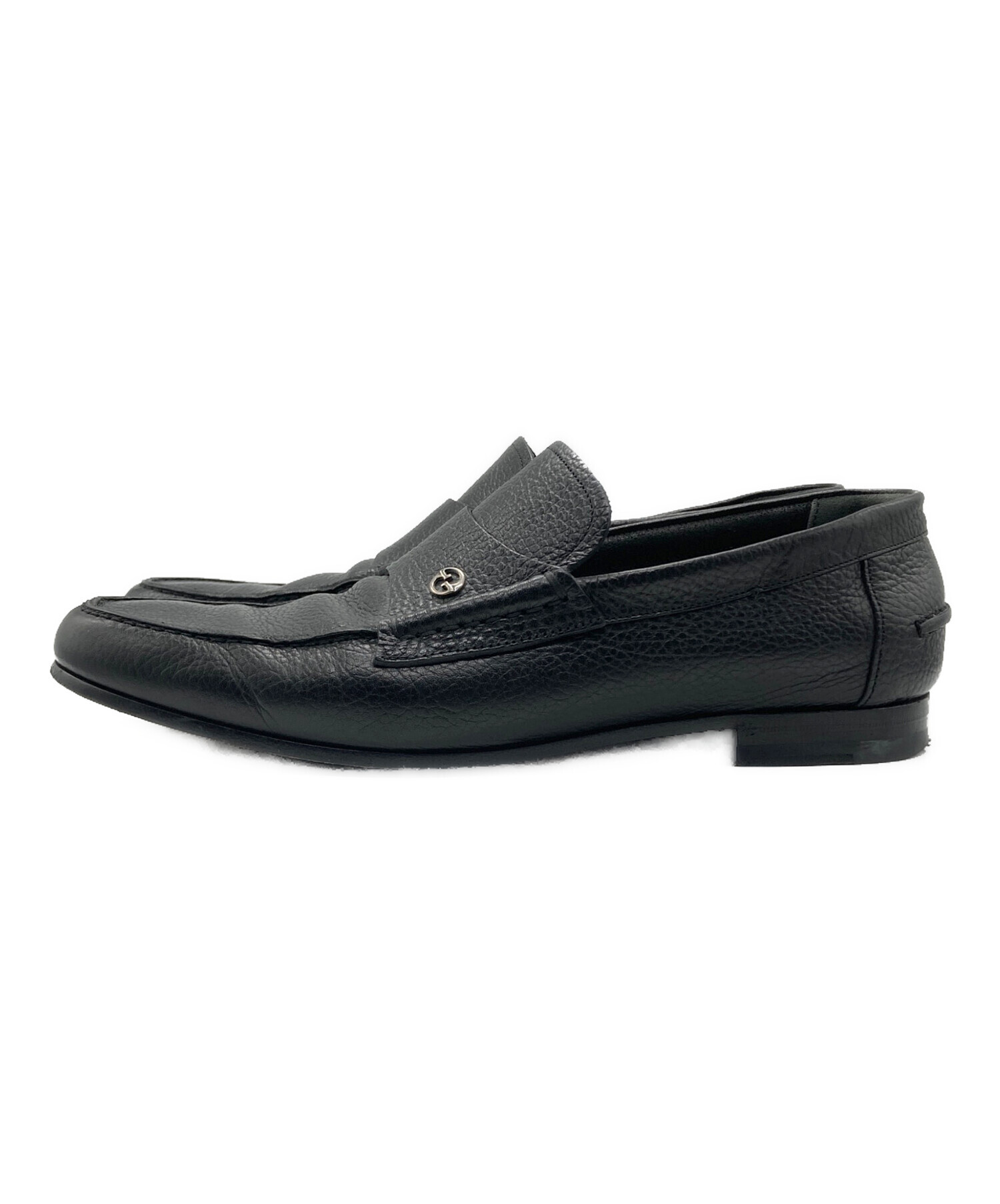 中古・古着通販】GUCCI (グッチ) ローファー ブラック サイズ:7