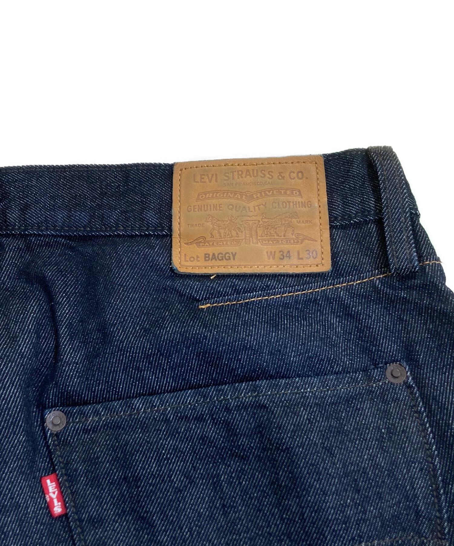 美品　levi's twisted denim W34 EDIFICE別注 EDIFICE別注、Levi's®︎のTwisted Belted Denim Pantsが発売