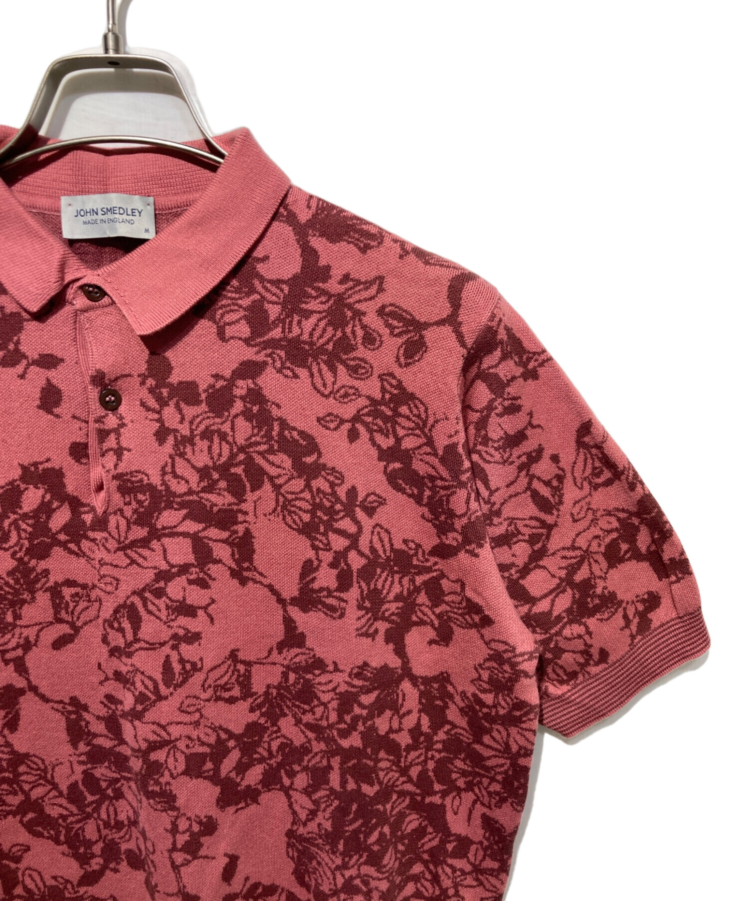 中古・古着通販】JOHN SMEDLEY (ジョンスメドレー) 総柄ニット