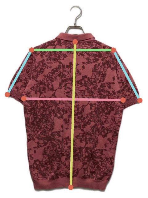 中古・古着通販】JOHN SMEDLEY (ジョンスメドレー) 総柄ニット