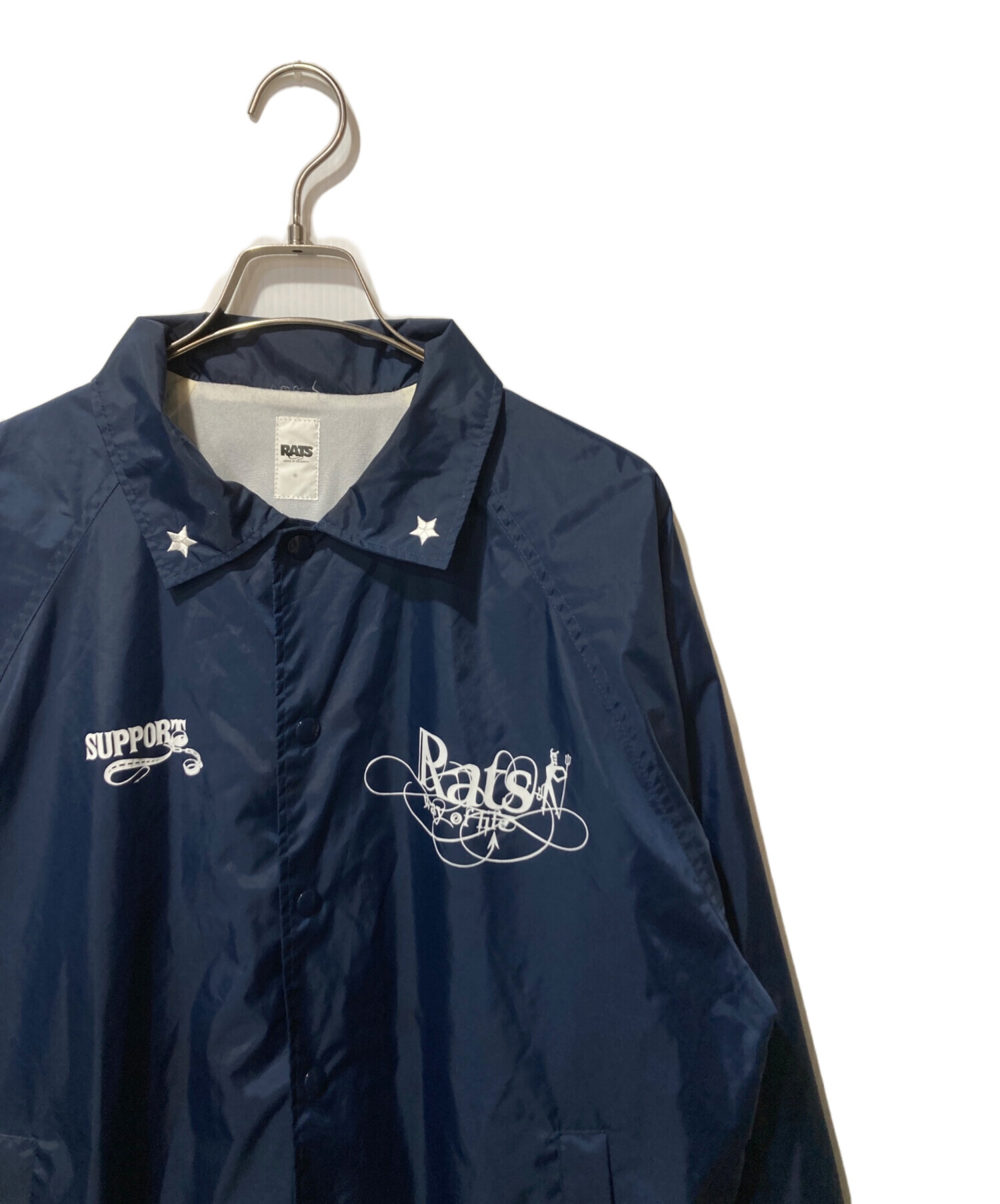 中古・古着通販】RATS (ラッツ) コーチジャケット ネイビー サイズ:M