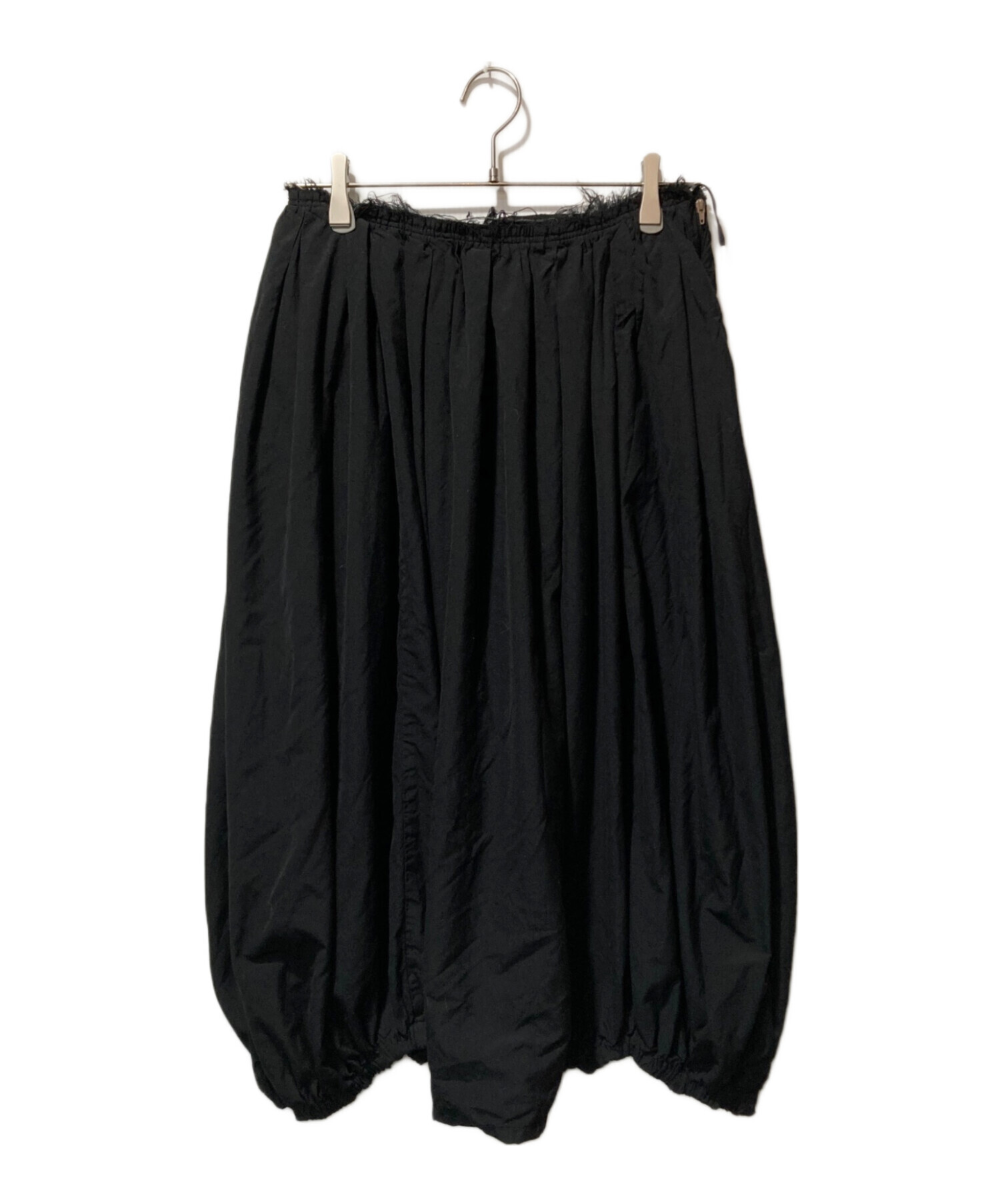 COMME des GARCONS 22AW カットオフスカート サイズ S Black Comme Des Garçons カットオフエッジ スカート | ブラック