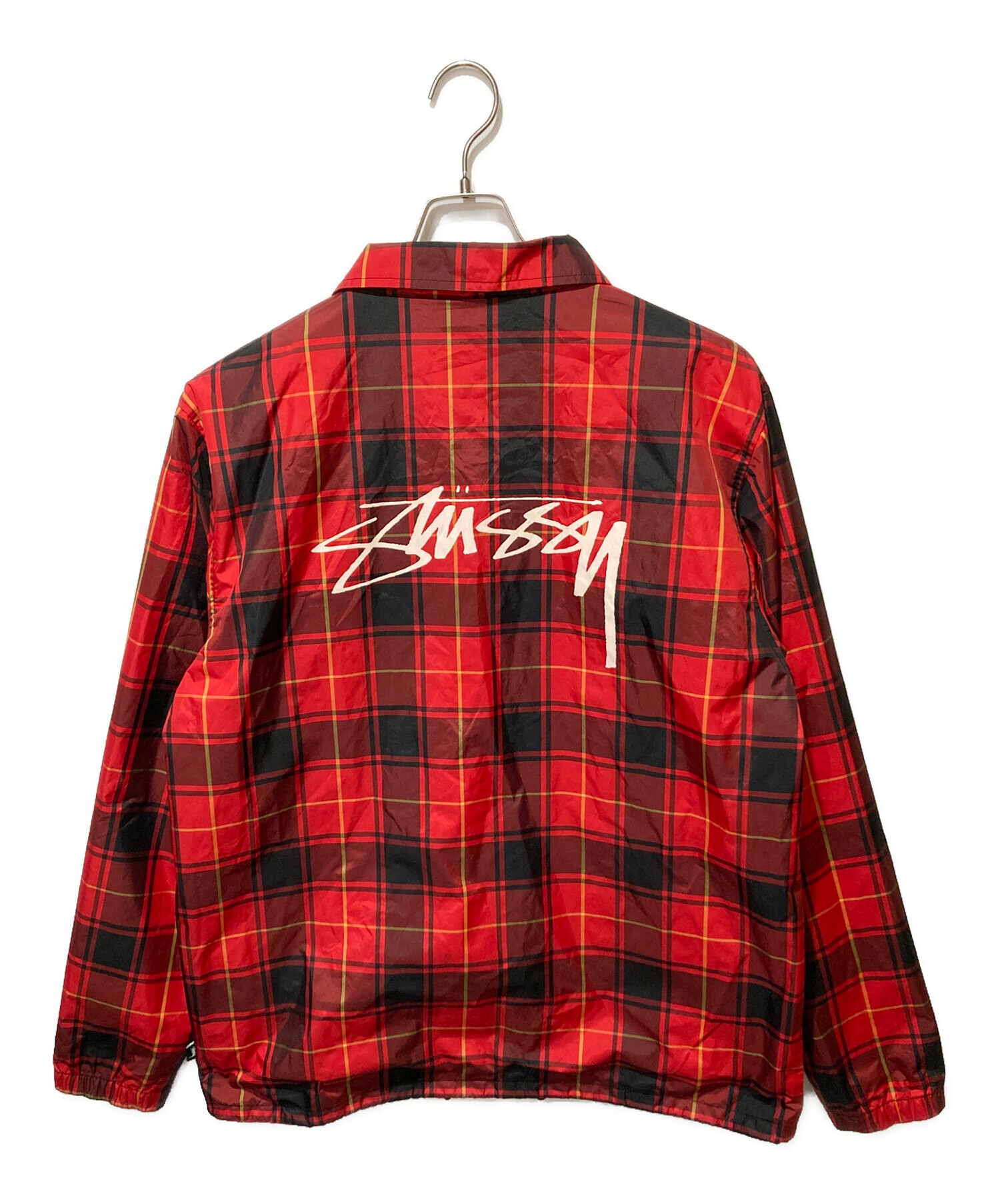 中古・古着通販】stussy (ステューシー) コーチジャケット レッド
