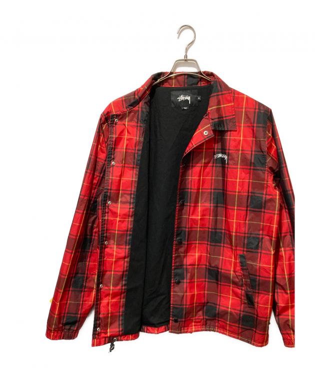 Nakakattu様用 GARCONS STUSSY コーチジャケット　XXL 中古・古着通販】stussy (ステューシー) コーチジャケット レッド