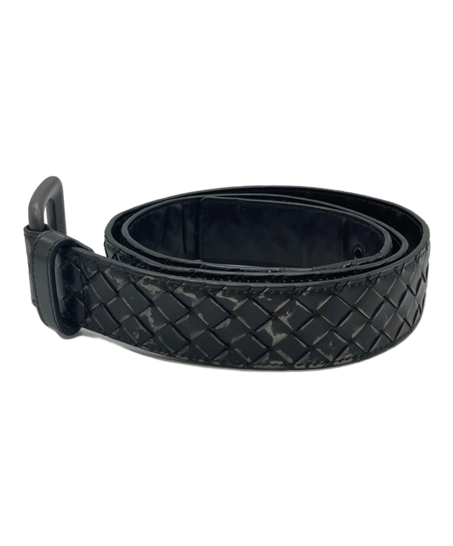 美品 BOTTEGAVENETA ボッテガヴェネタ イントレチャート 95/38 ブラック 黒 シルバー レザー ベルト メンズ 601839 【中古】 楽天市場】【中古】｜BOTTEGAVENETA ボッテガヴェネタ イントレ