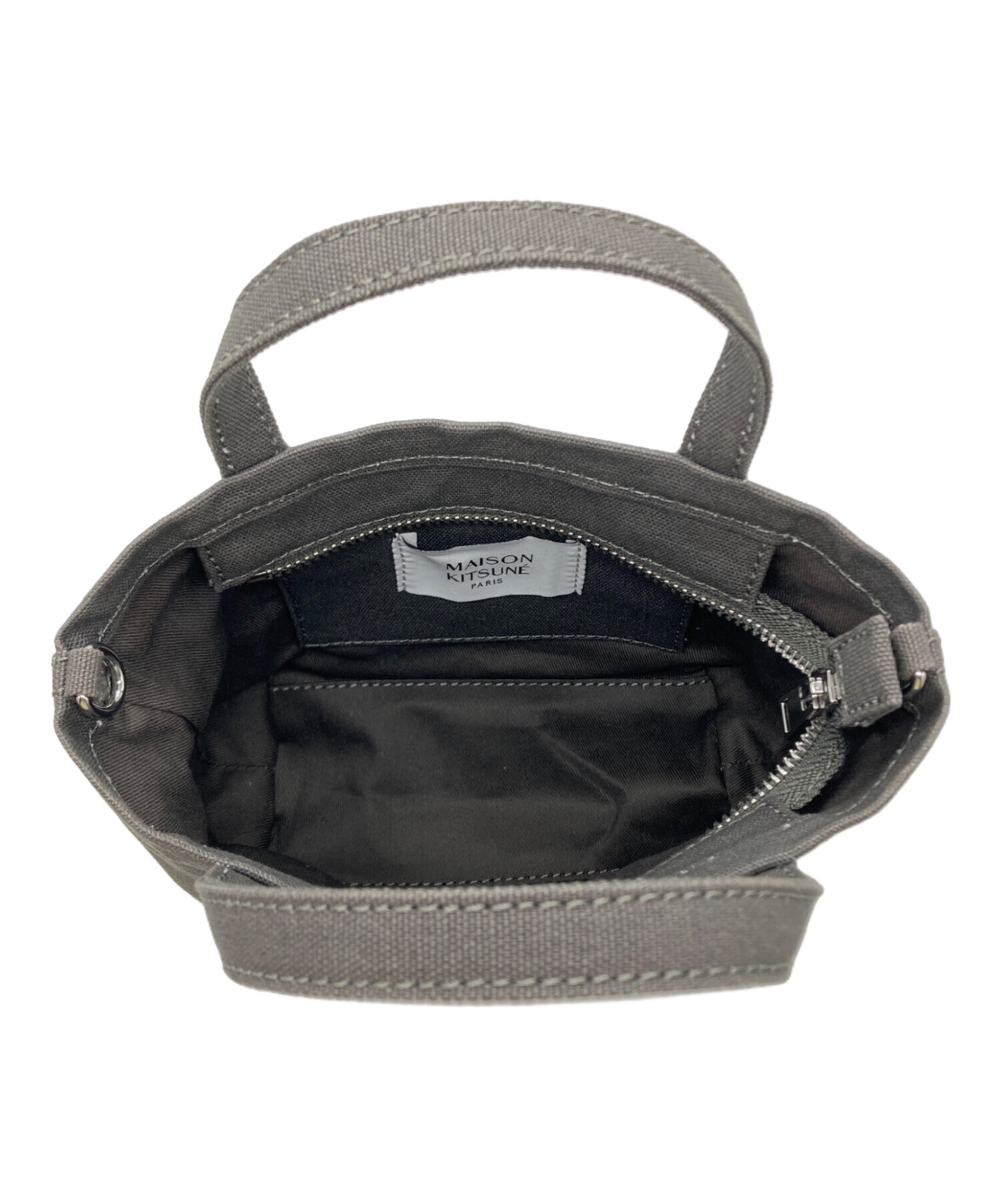 中古・古着通販】maison kitsune (メゾンキツネ) FOX HEAD MINI TOTE