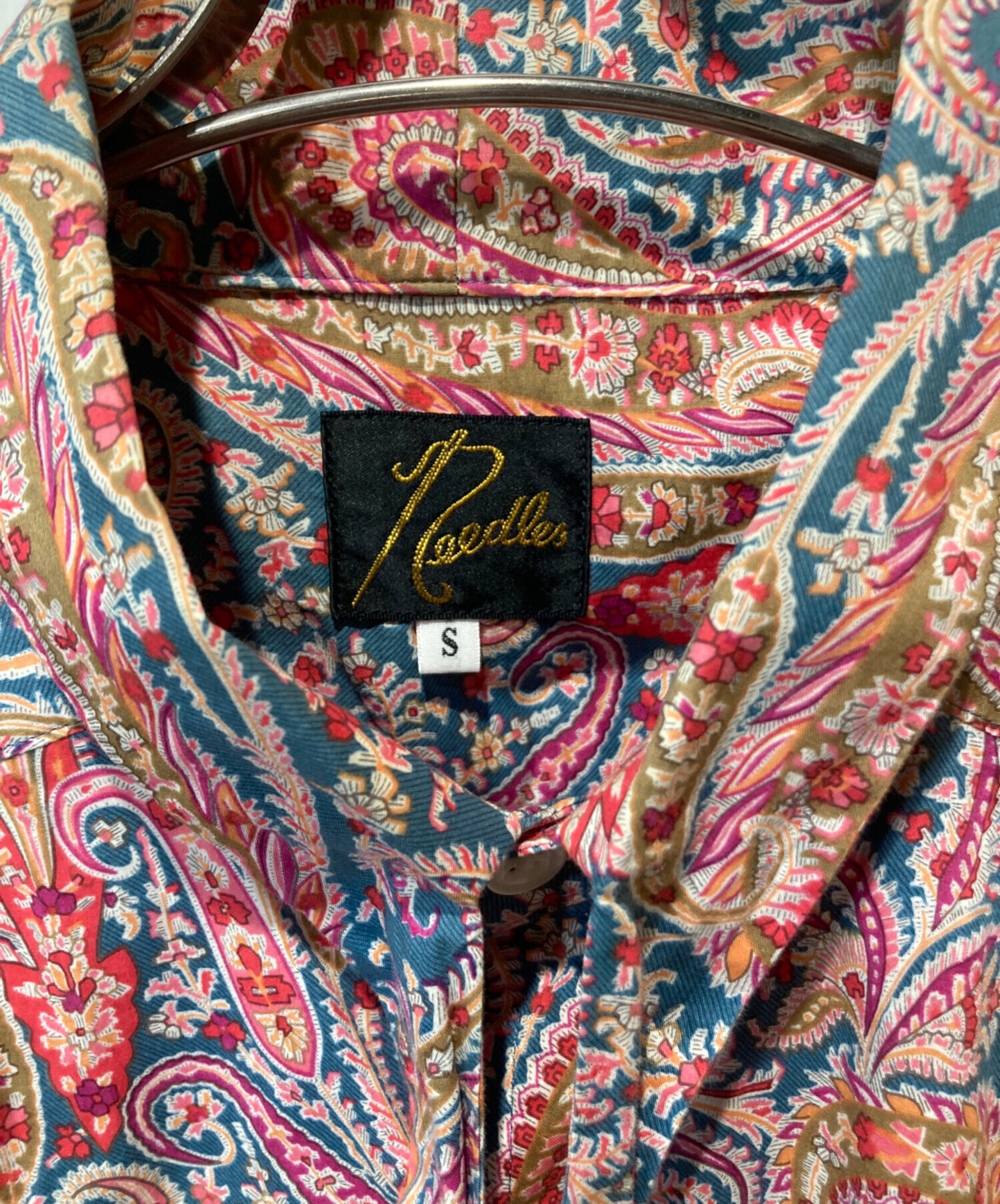 中古・古着通販】Needles (ニードルズ) ASCOT COLLAR EDW GATHER SHIRT
