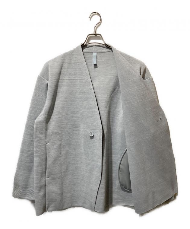 CFCL シーエフシーエル　FLUTED JACKET カーディガン グレー 中古・古着通販】CFCL (シーエフシーエル) MILAN COLLARLESS