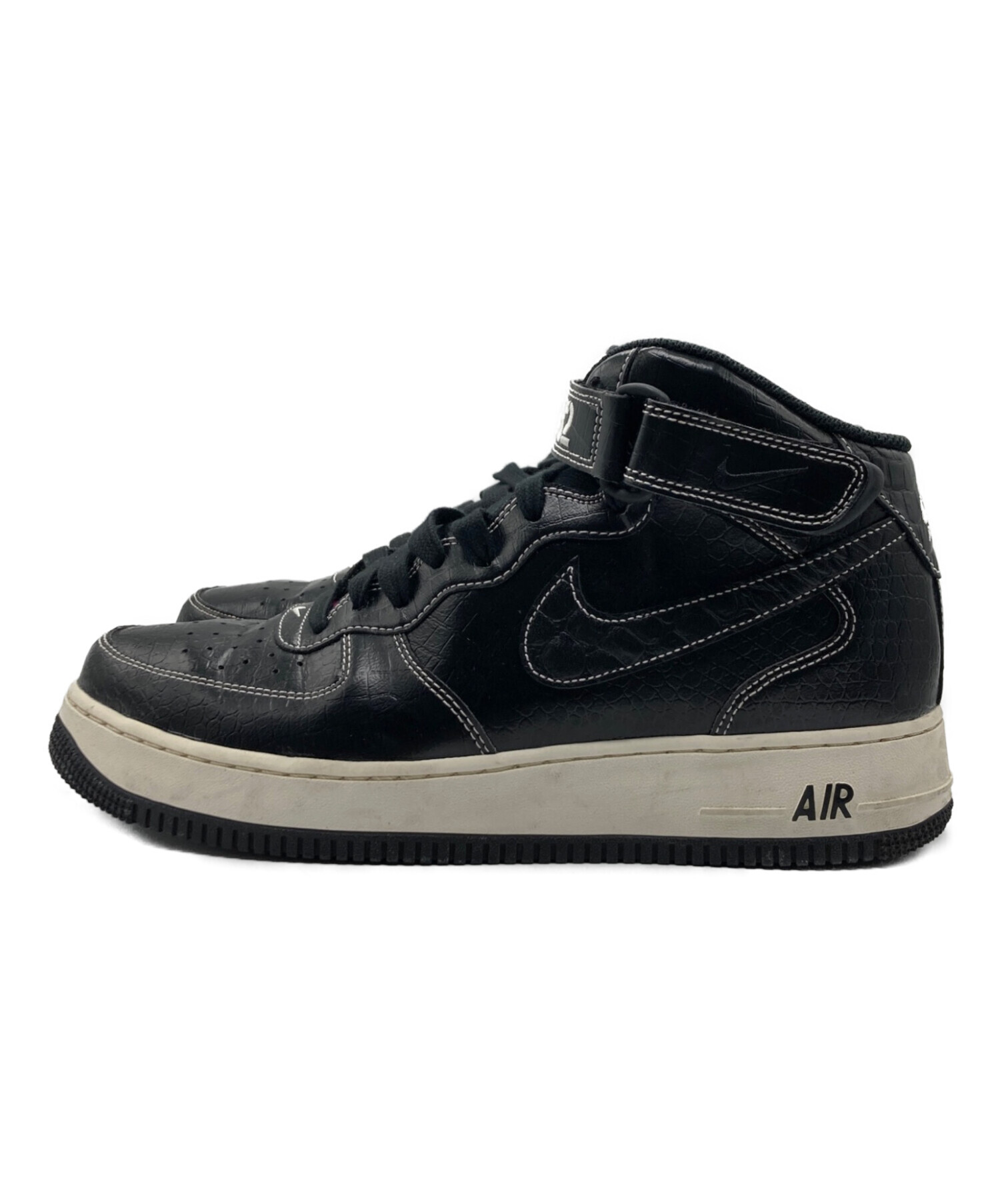 中古・古着通販】NIKE (ナイキ) AIR FORCE 1 MID 07 LV8 ブラック 