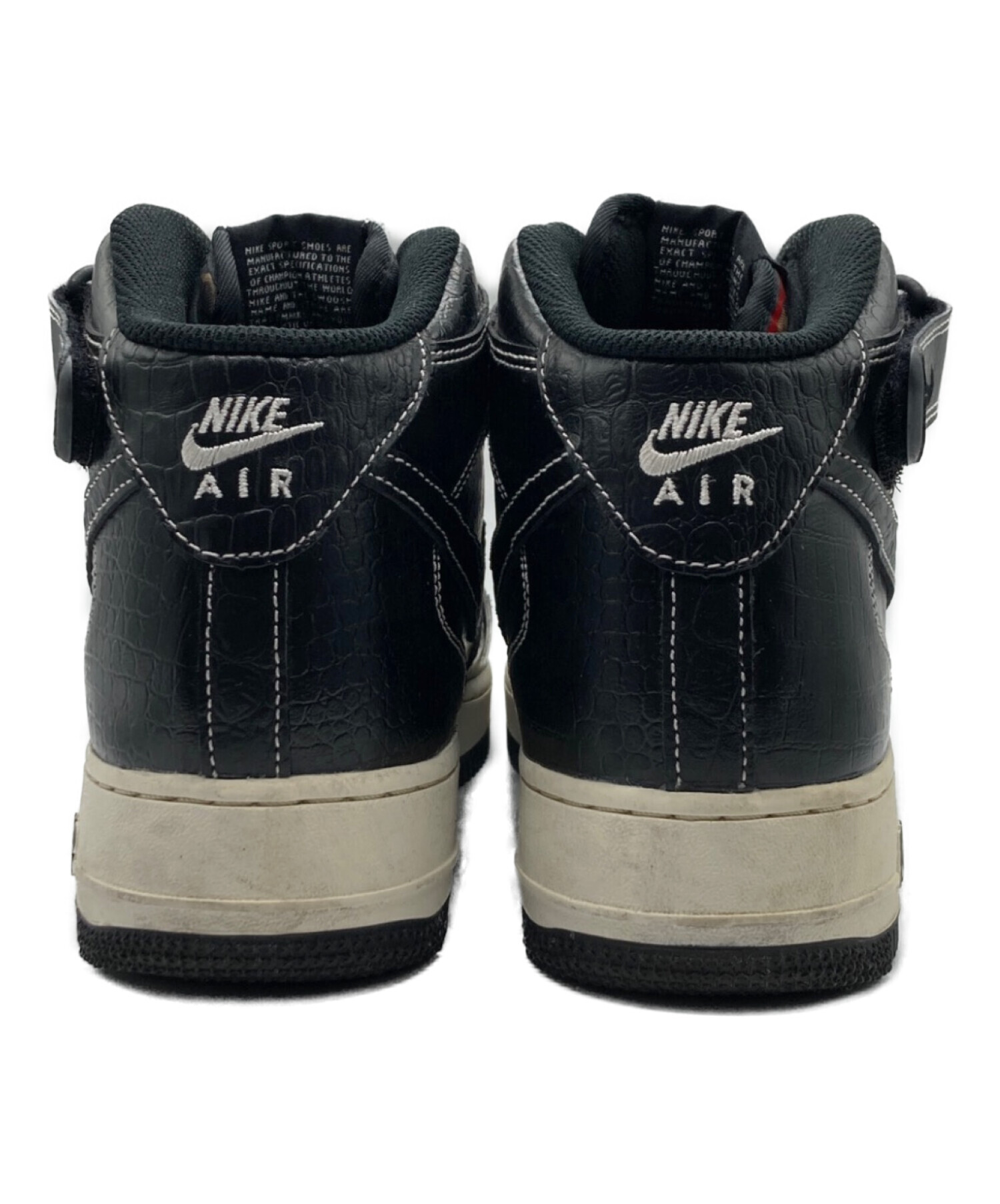 中古・古着通販】NIKE (ナイキ) AIR FORCE 1 MID 07 LV8 ブラック 