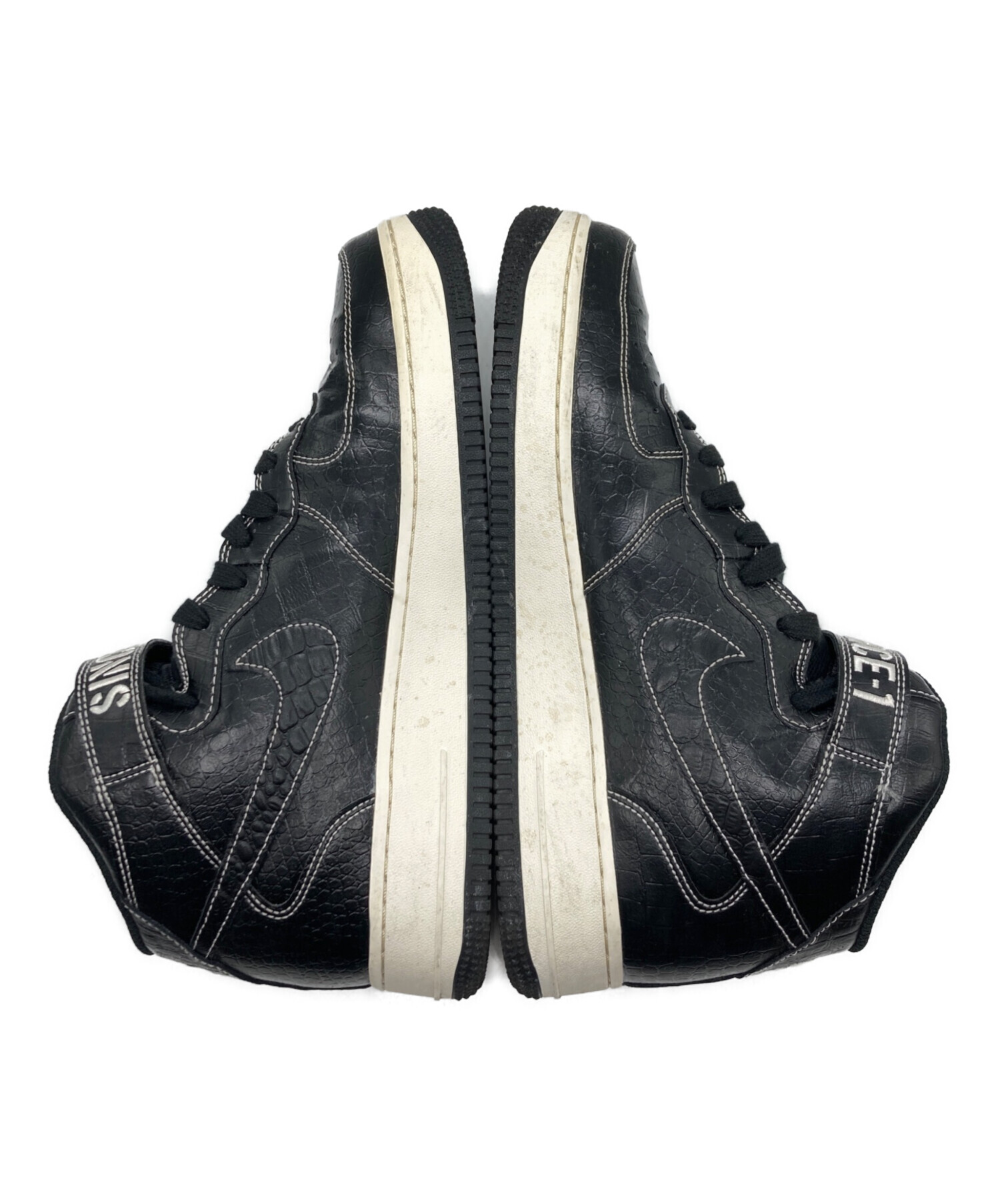 中古・古着通販】NIKE (ナイキ) AIR FORCE 1 MID 07 LV8 ブラック 