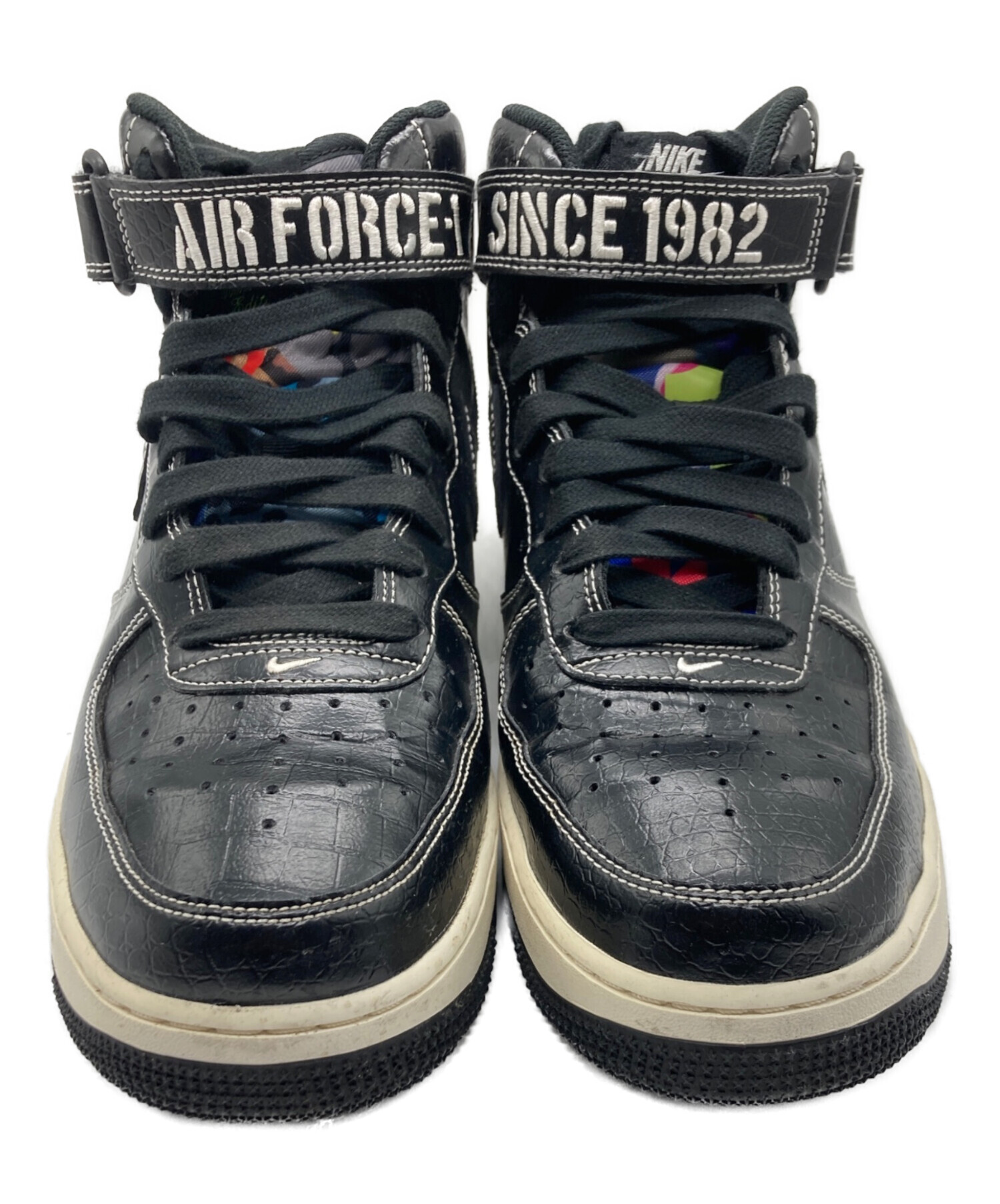 中古・古着通販】NIKE (ナイキ) AIR FORCE 1 MID 07 LV8 ブラック 