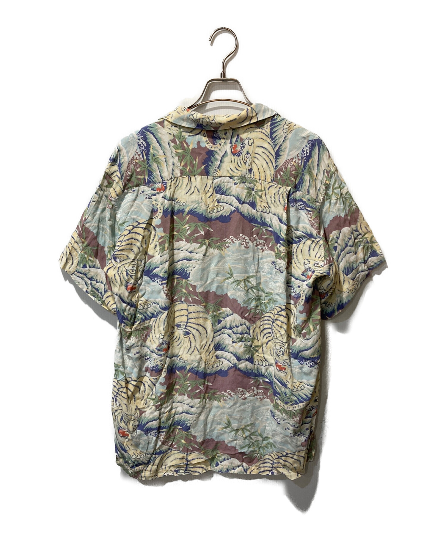 中古・古着通販】Sun Surf (サンサーフ) 笹虎 和柄 アロハシャツ 