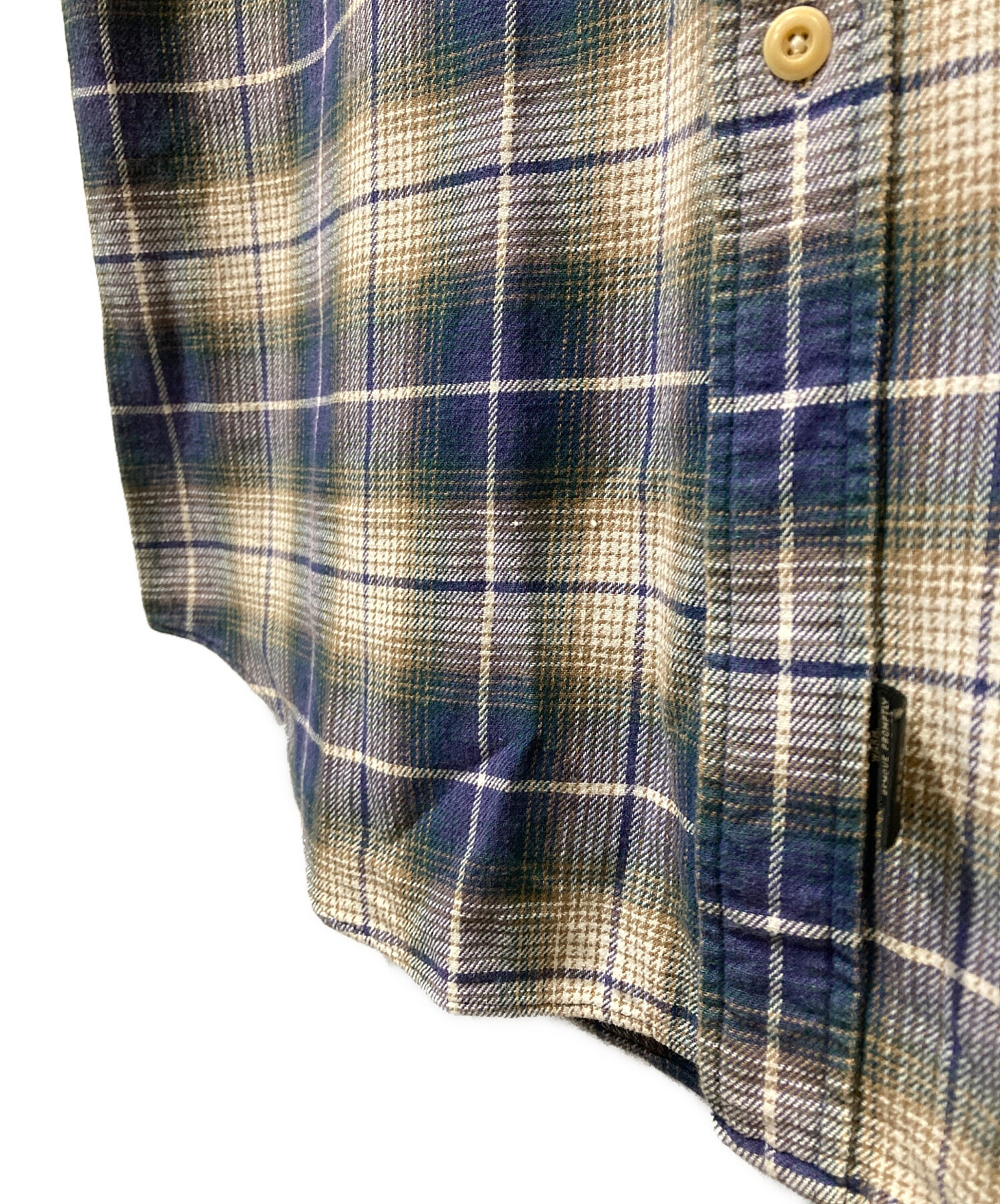 中古・古着通販】RRL (ダブルアールエル) 90's 半袖チェックシャツ