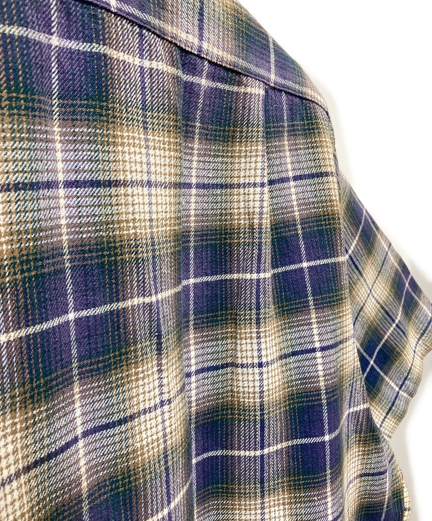 中古・古着通販】RRL (ダブルアールエル) 90's 半袖チェックシャツ