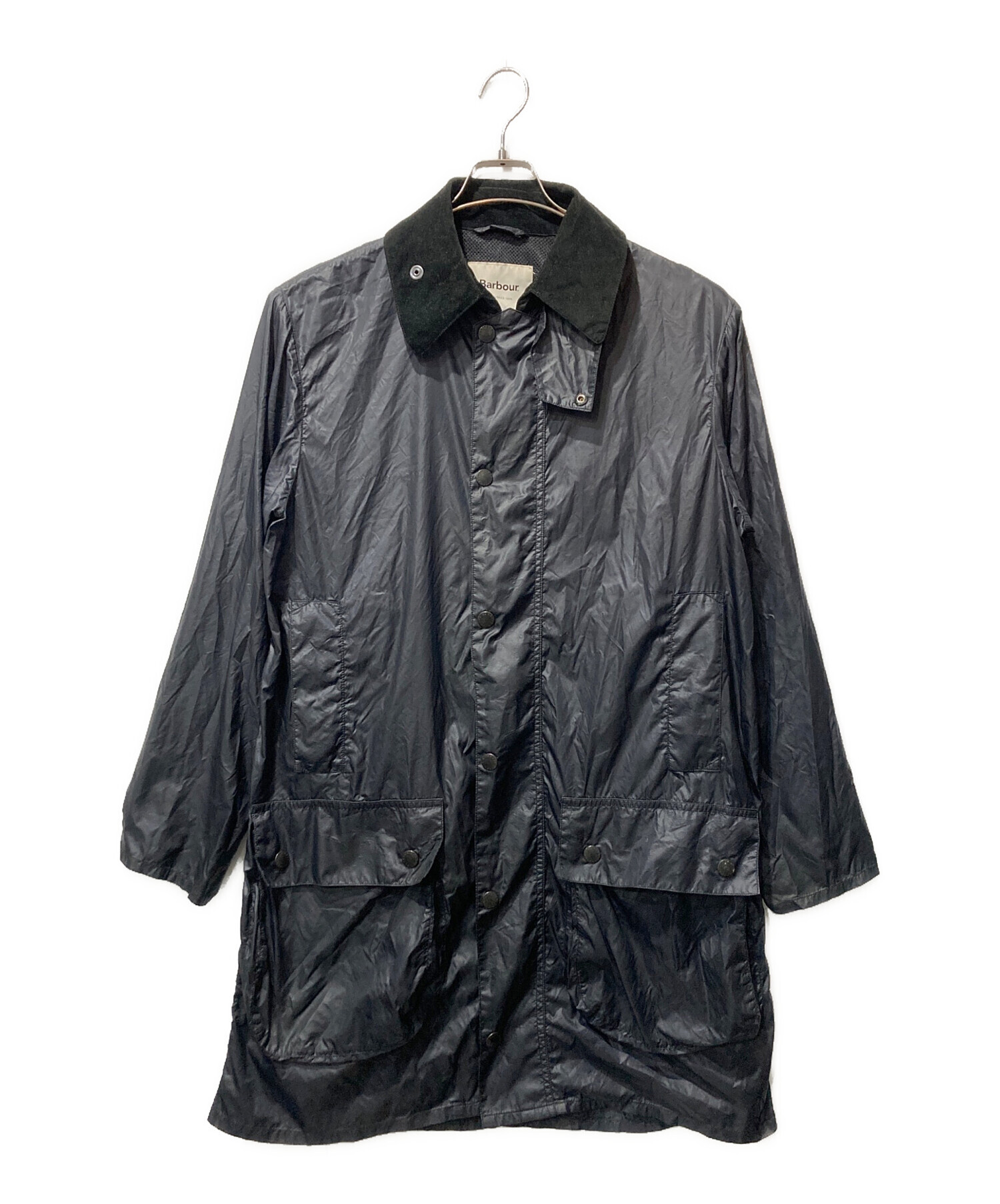 中古・古着通販】Barbour (バブアー) ナイロンコート ブラック サイズ 