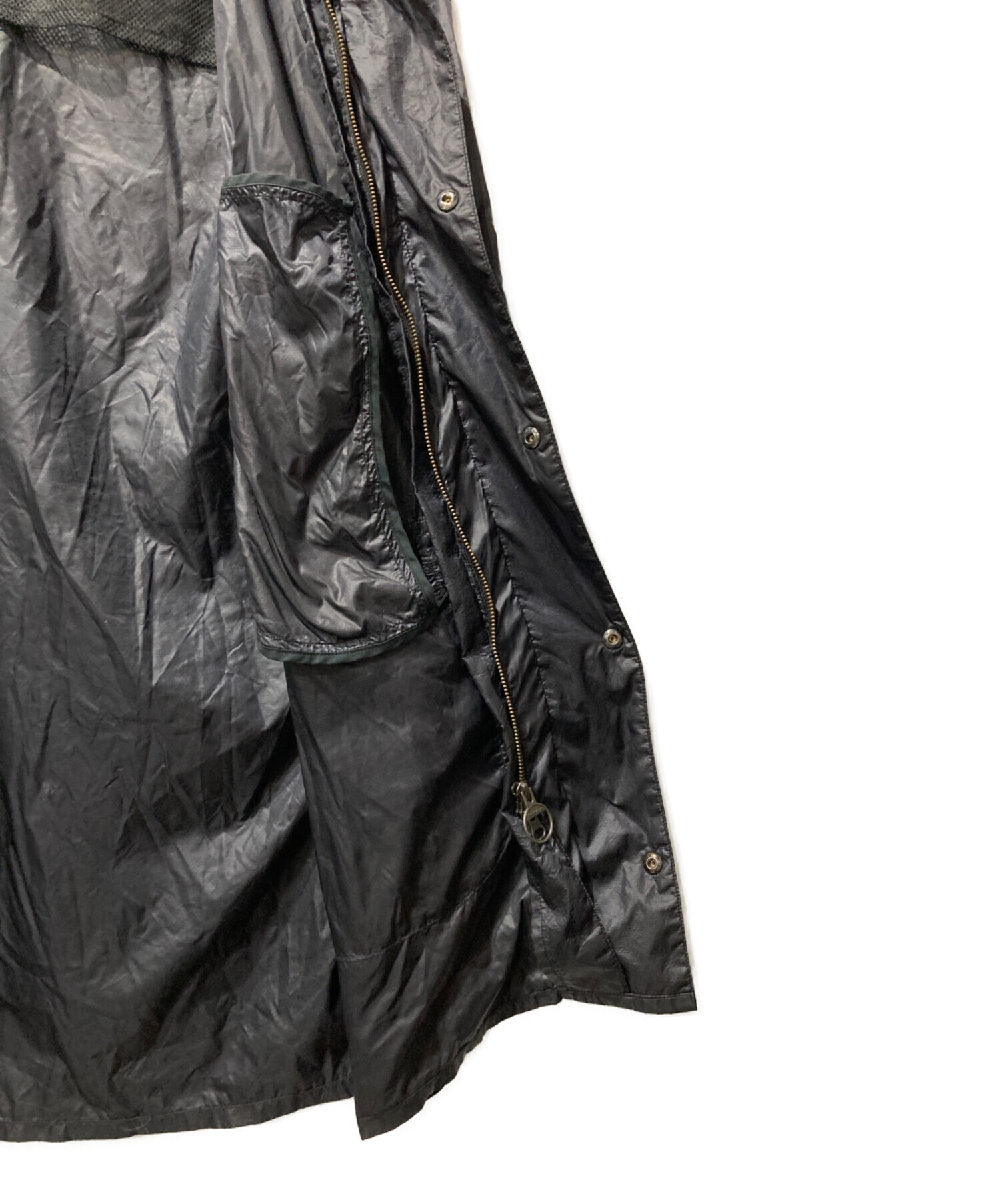 中古・古着通販】Barbour (バブアー) ナイロンコート ブラック サイズ 